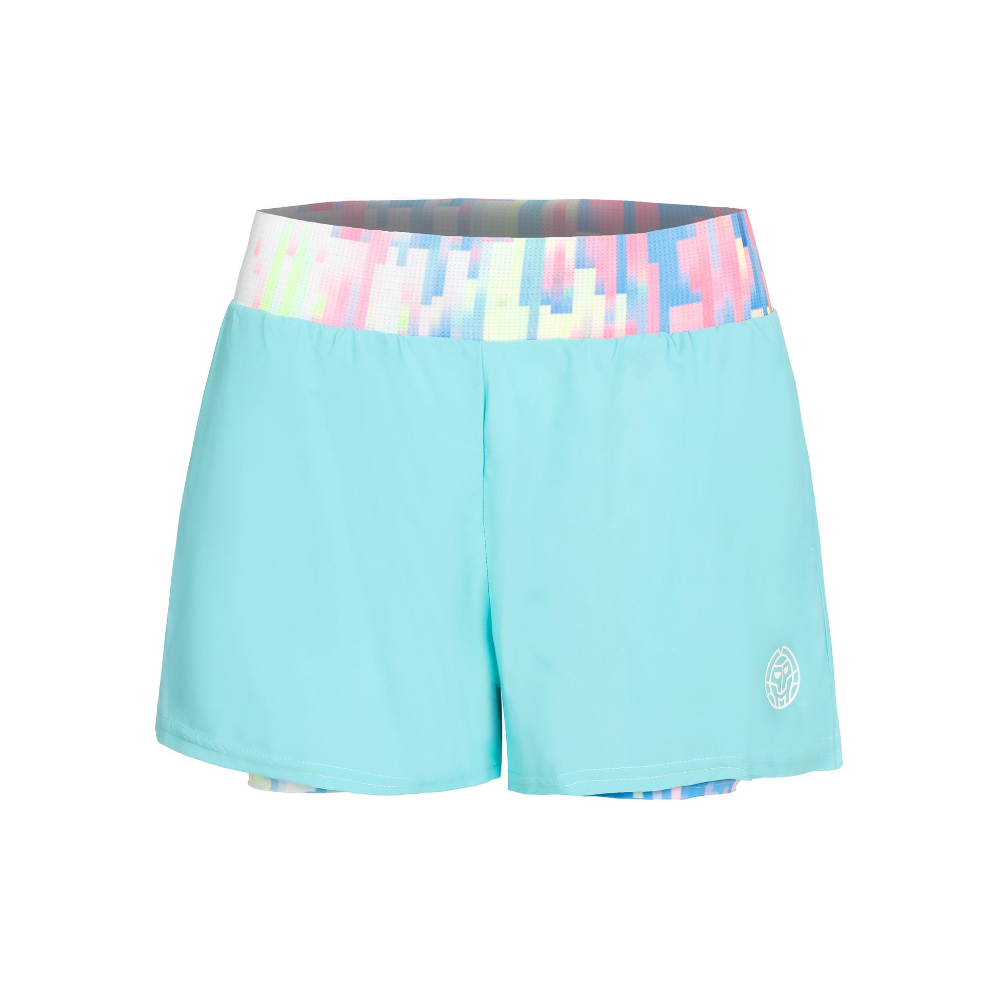 BIDI BADU Spectrum 2In1 Printed Shorts Women - turquoise, multicoloured
