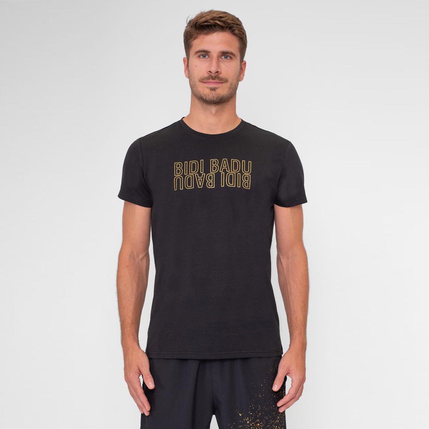 BIDI BADU Paris 2024 Chill T-Shirt Men - black, gold