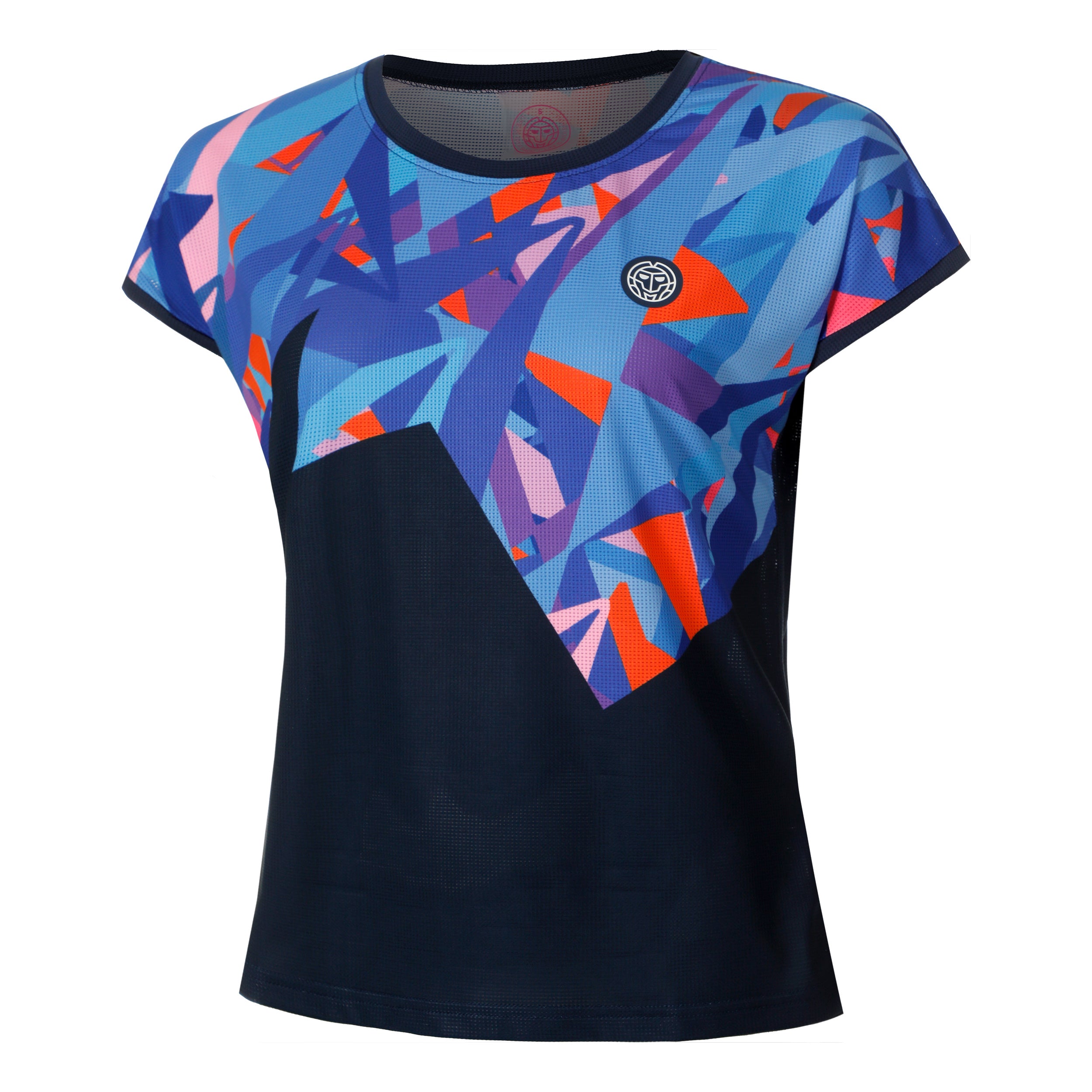BIDI BADU Spike T-Shirt Damen-Dunkelblau,Mehrfarbig