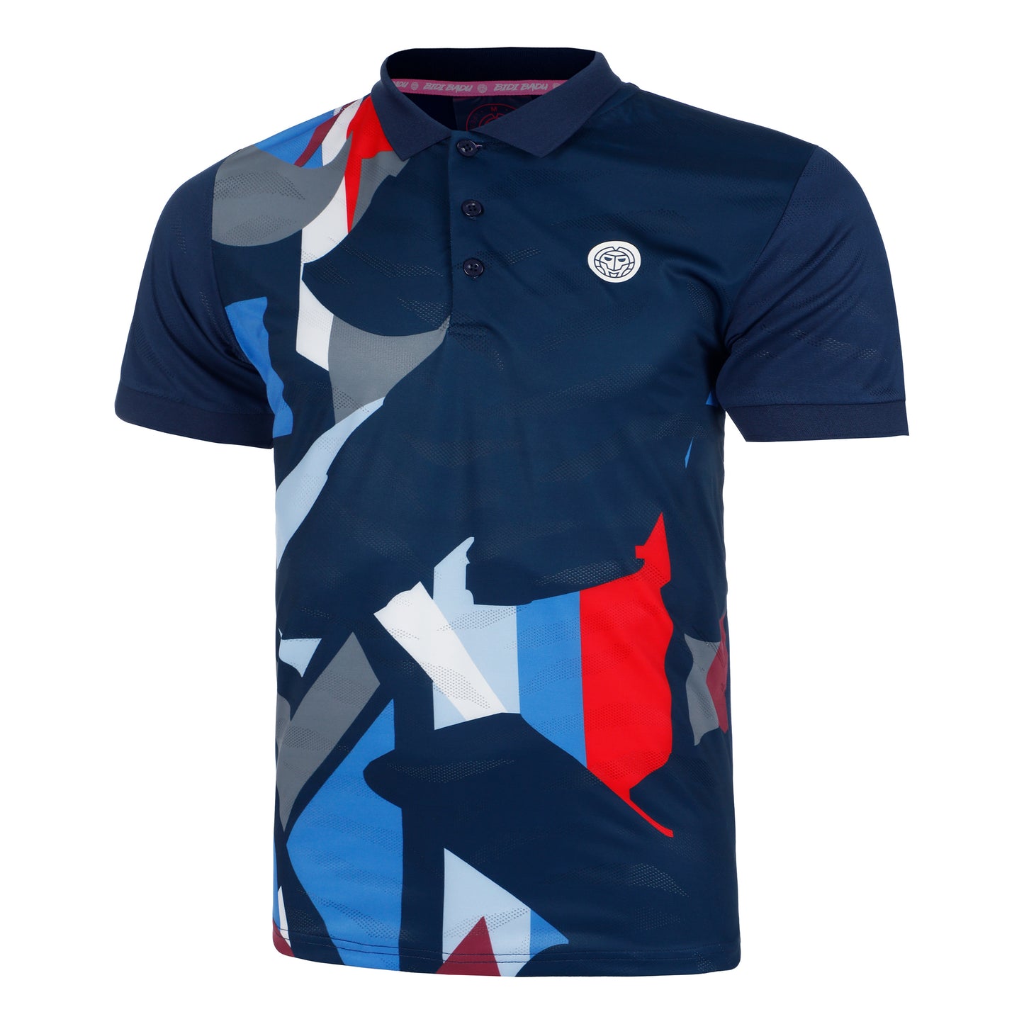 BIDI BADU New York 2024 Polo Men - dark blue, multicoloured