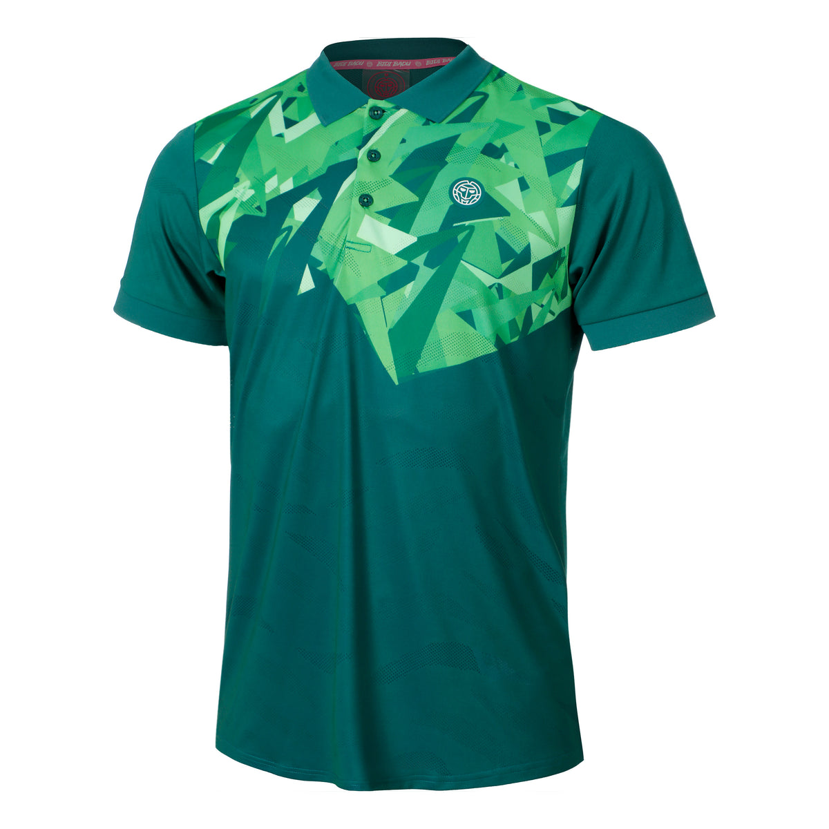 BIDI BADU Spike Polo Herren-Dunkelgrün,Grün