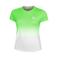 Crew Gradiant T-Shirt Mädchen-Neongrün,Weiß