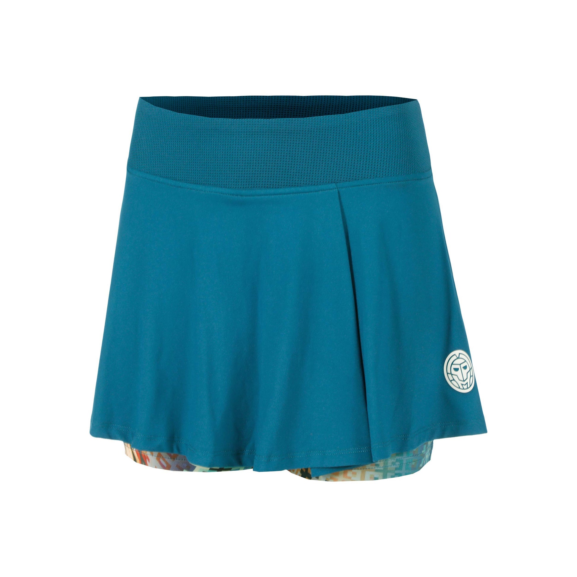 BIDI BADU Komodo Printed Wavy Skirt Women-Petrol