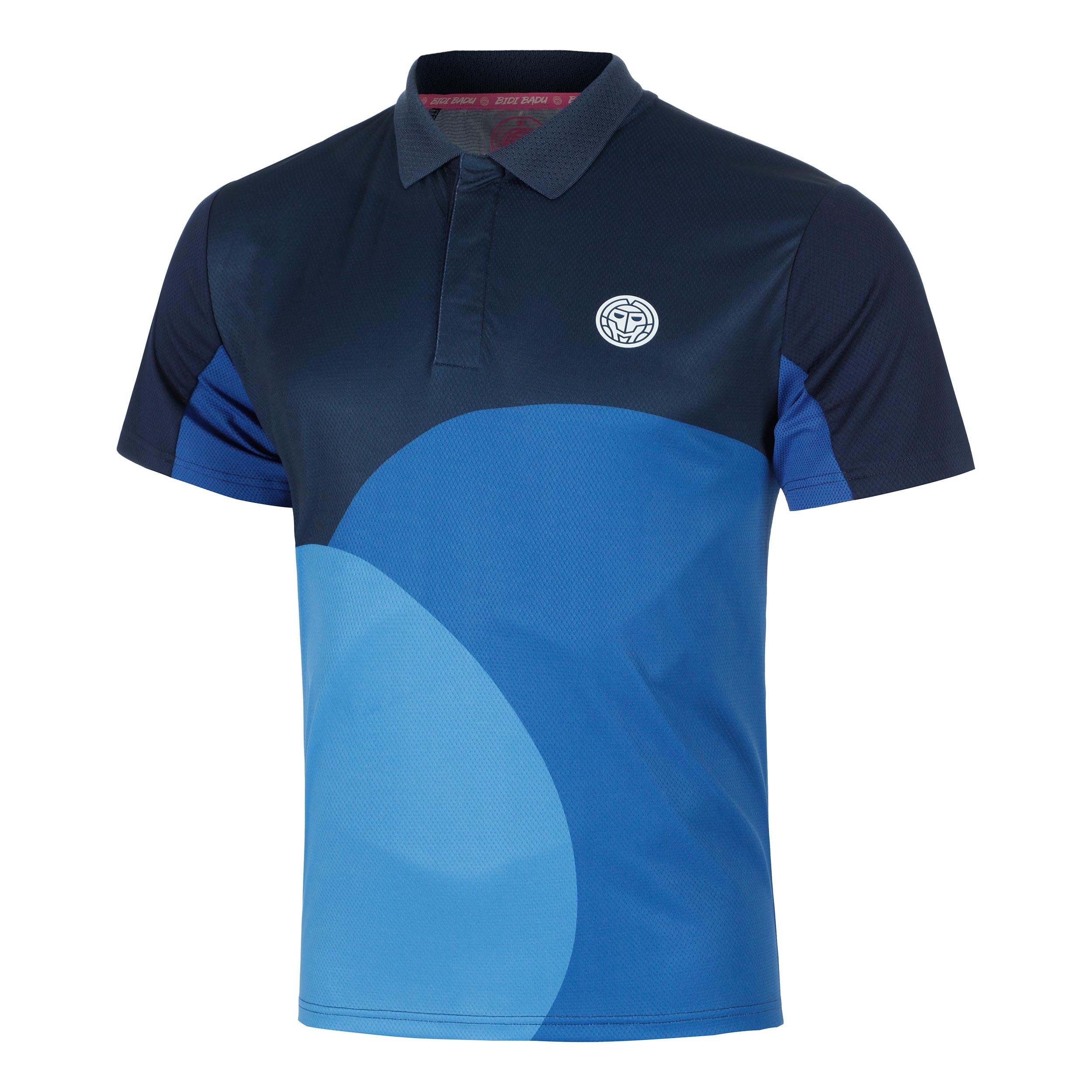BIDI BADU Bubble Polo Men-Dark Blue,Blue