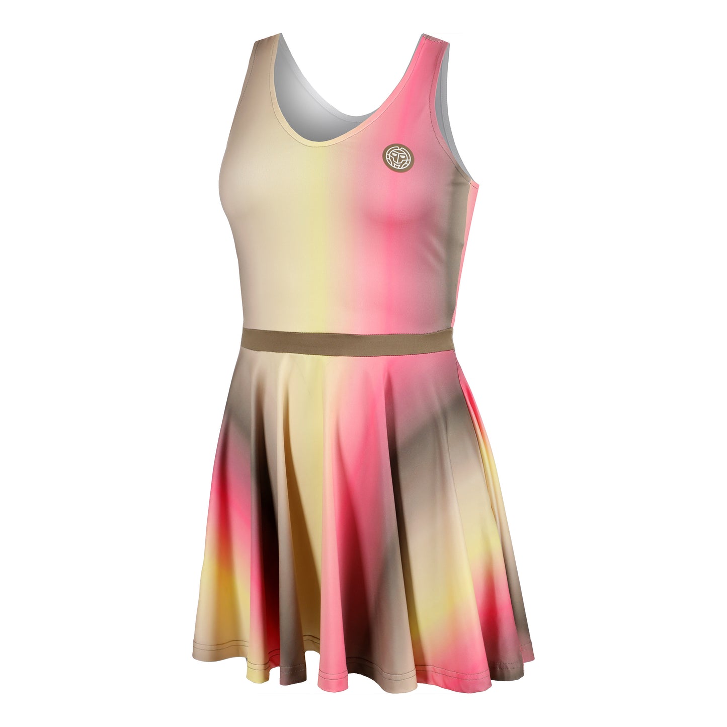 BIDI BADU Spectrum Kleid Damen-Braun,Gelb