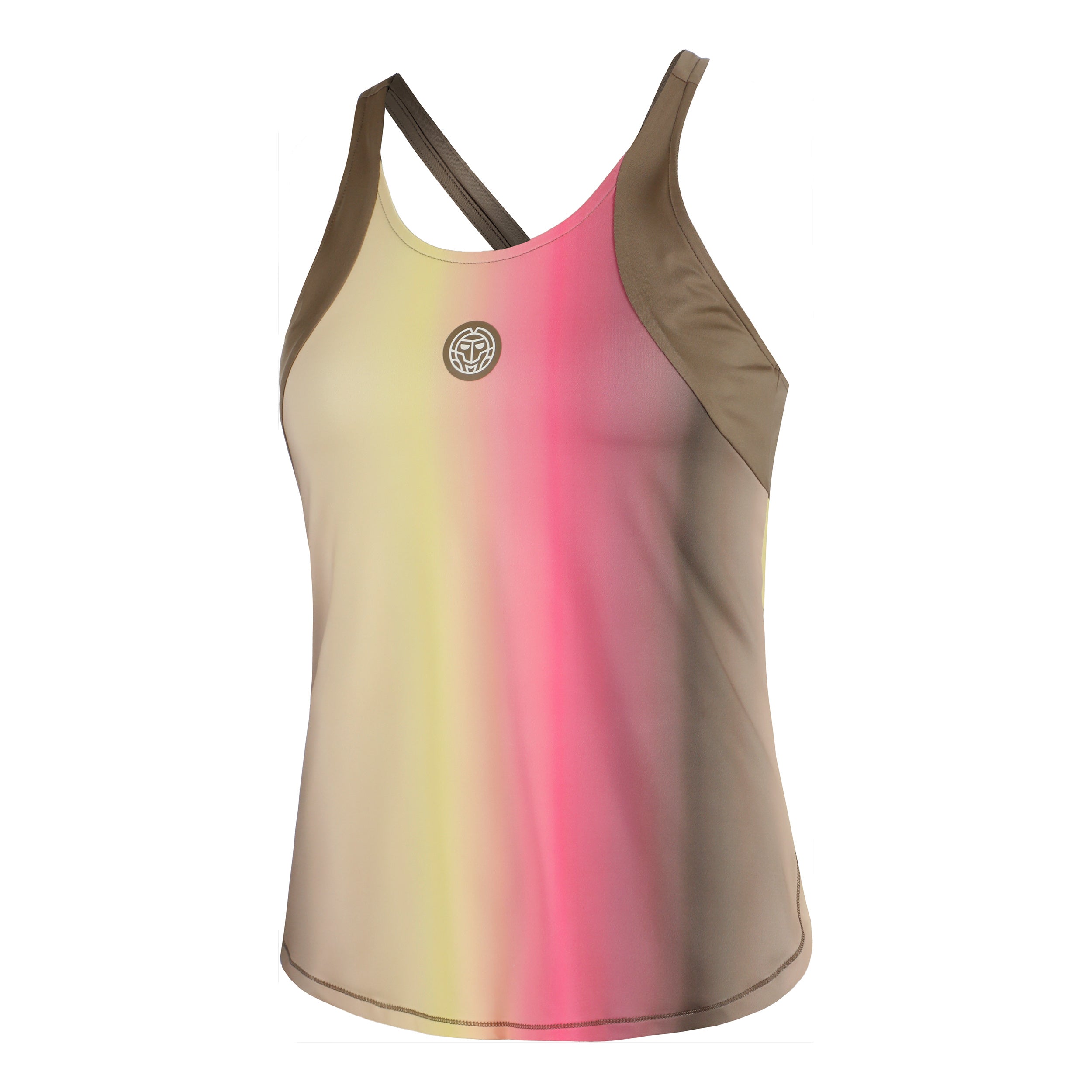 BIDI BADU Spectrum Tank Top Women-Brown,Yellow