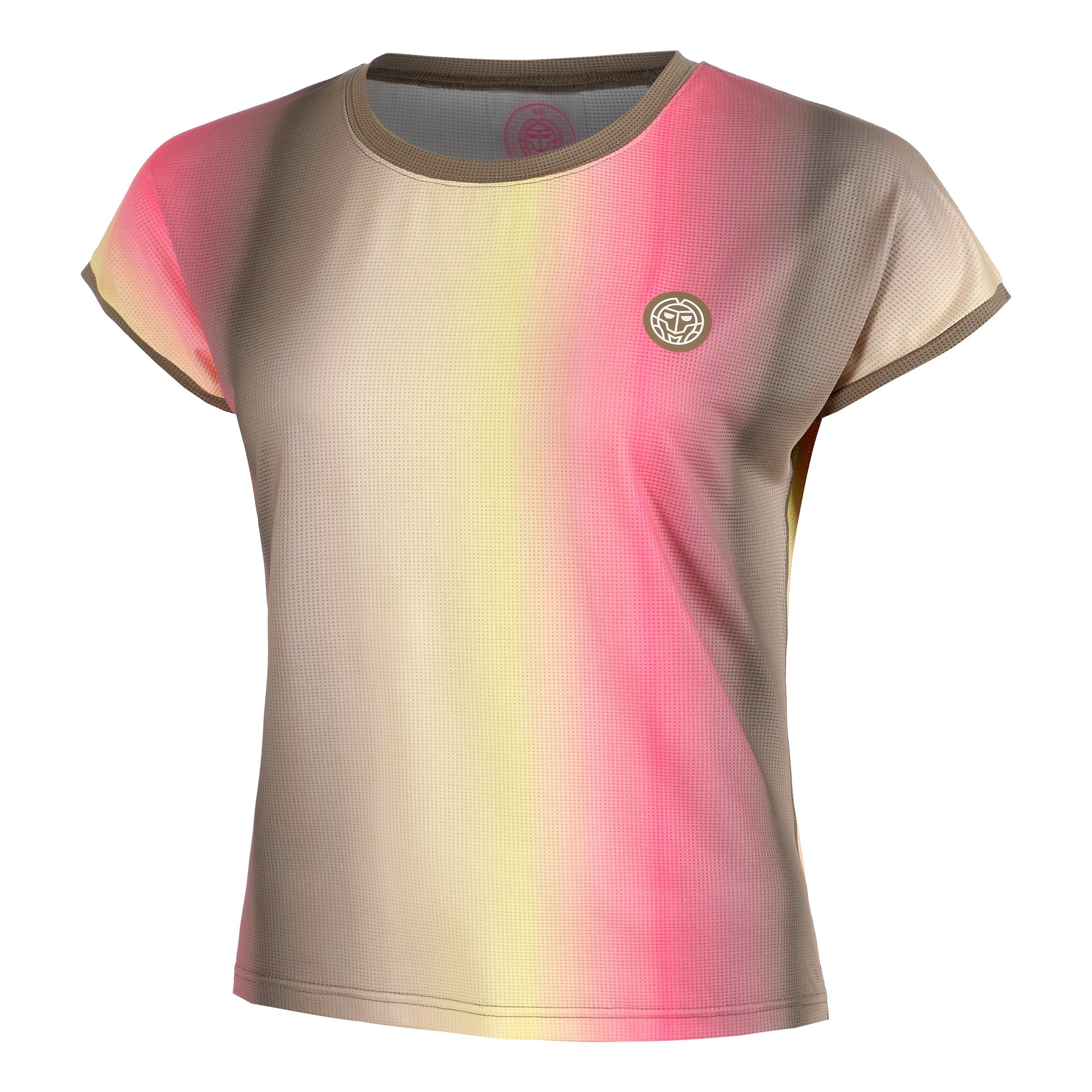 BIDI BADU Spectrum T-Shirt Damen-Braun,Gelb
