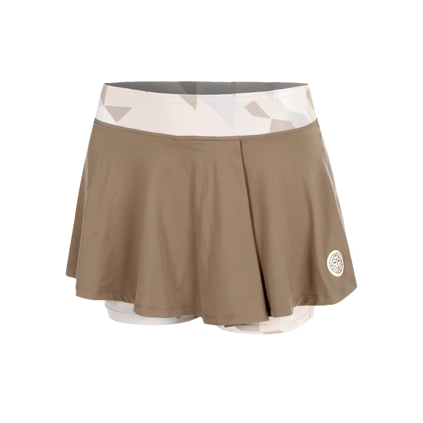 BIDI BADU Paris 2025 Printed Wavy Rock Damen-Braun,Beige
