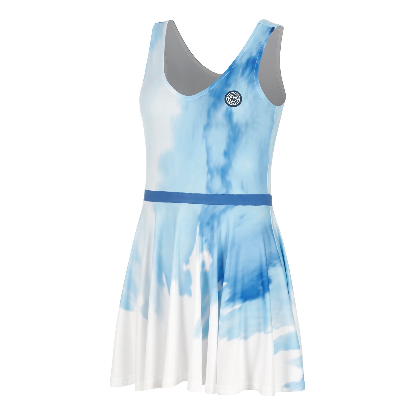 BIDI BADU Watercolour Dress Women-White,Blue