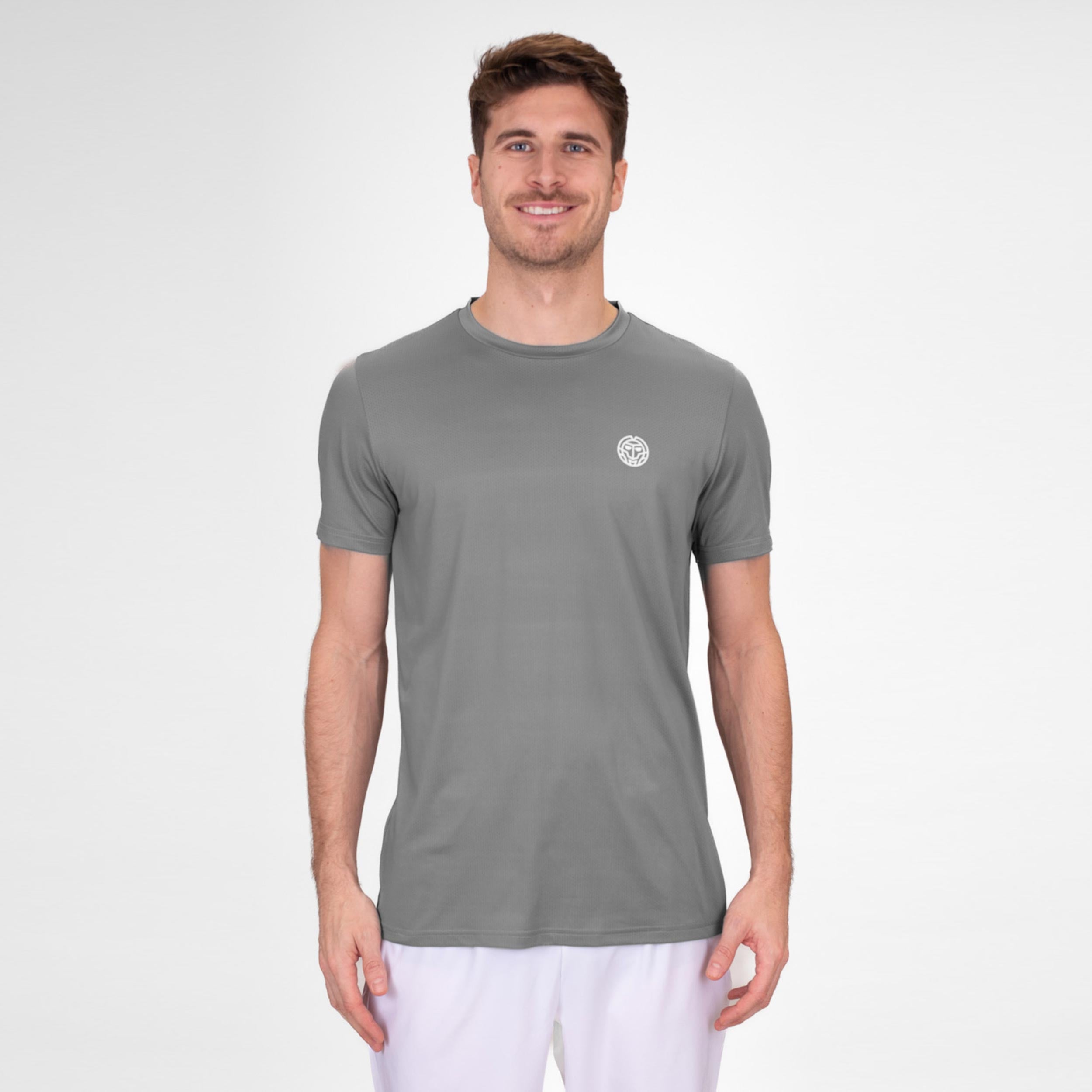 BIDI BADU Crew T-Shirt Men-Grey