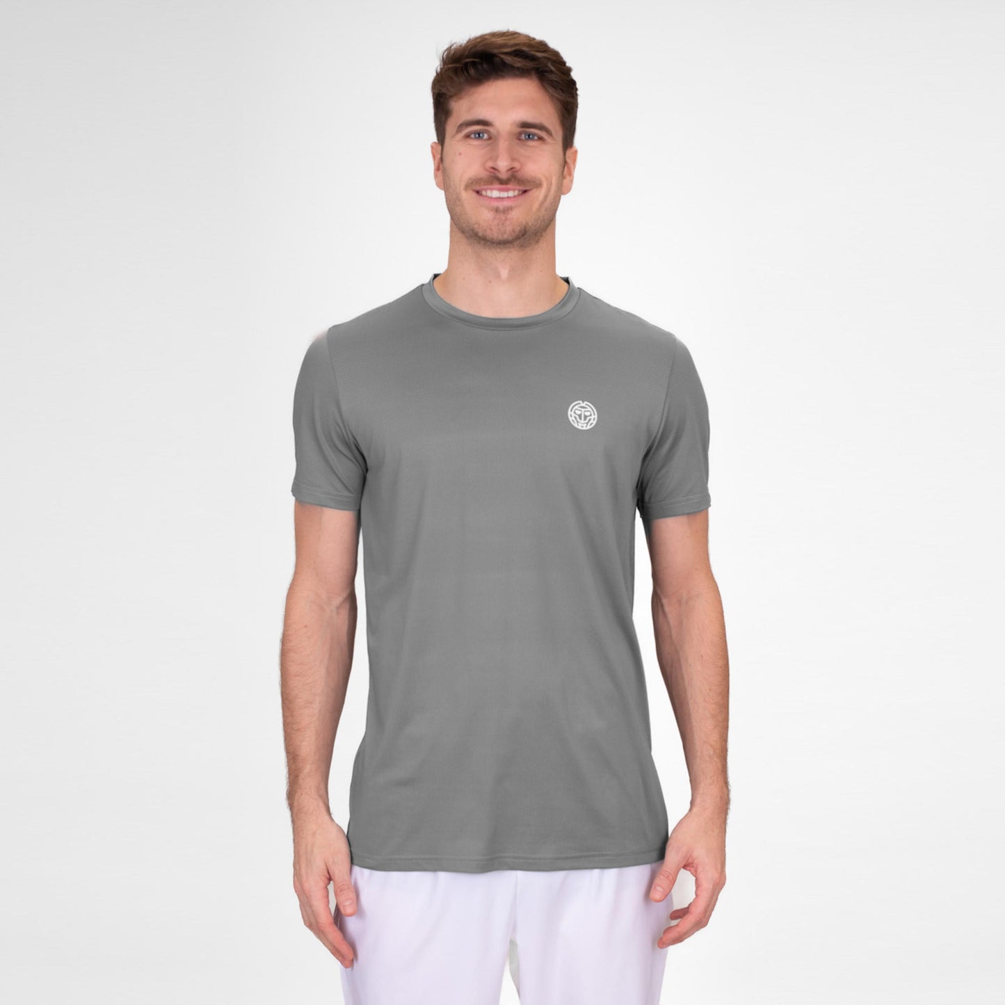 BIDI BADU Crew T-Shirt Herren-Grau