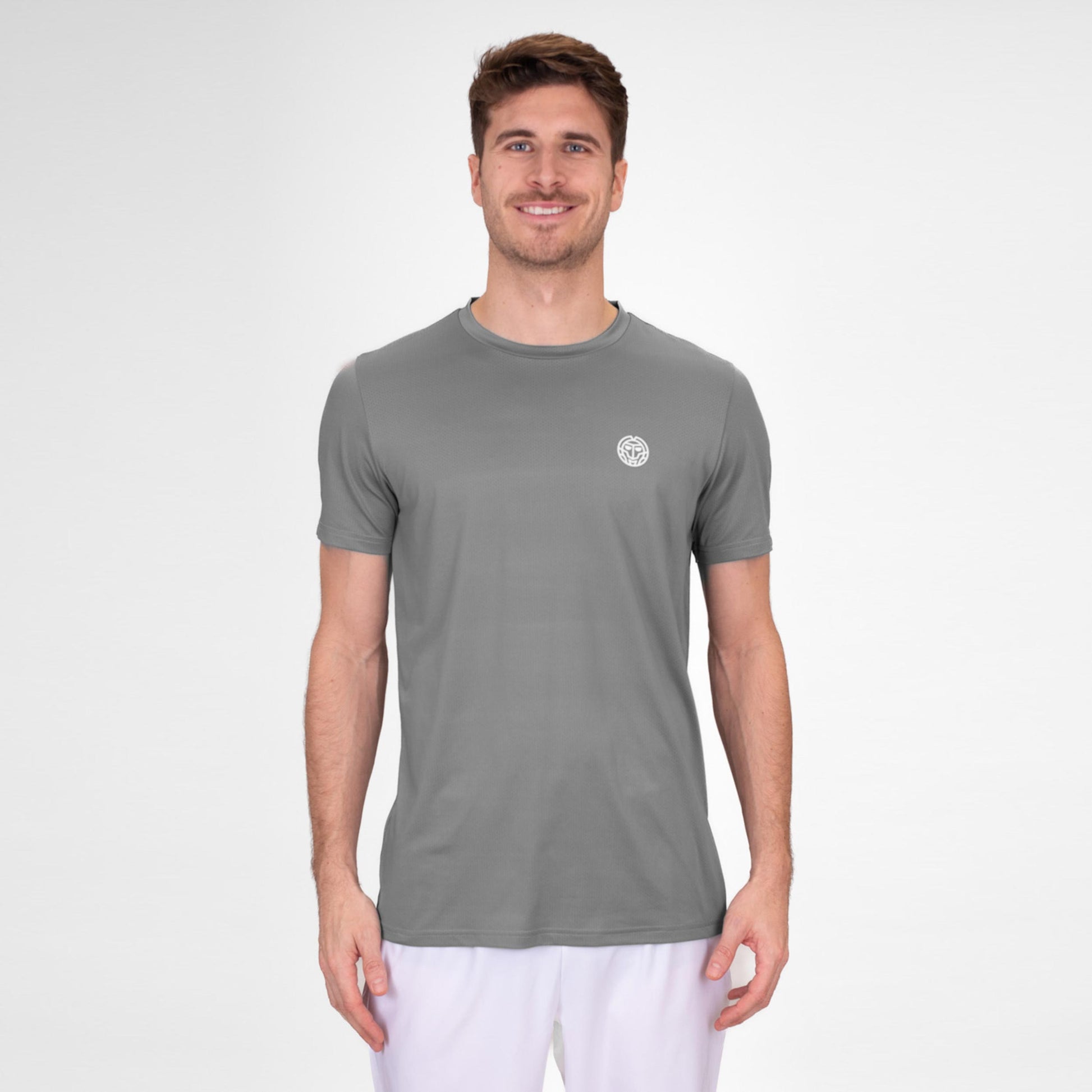 BIDI BADU Crew T-Shirt Herren-Grau