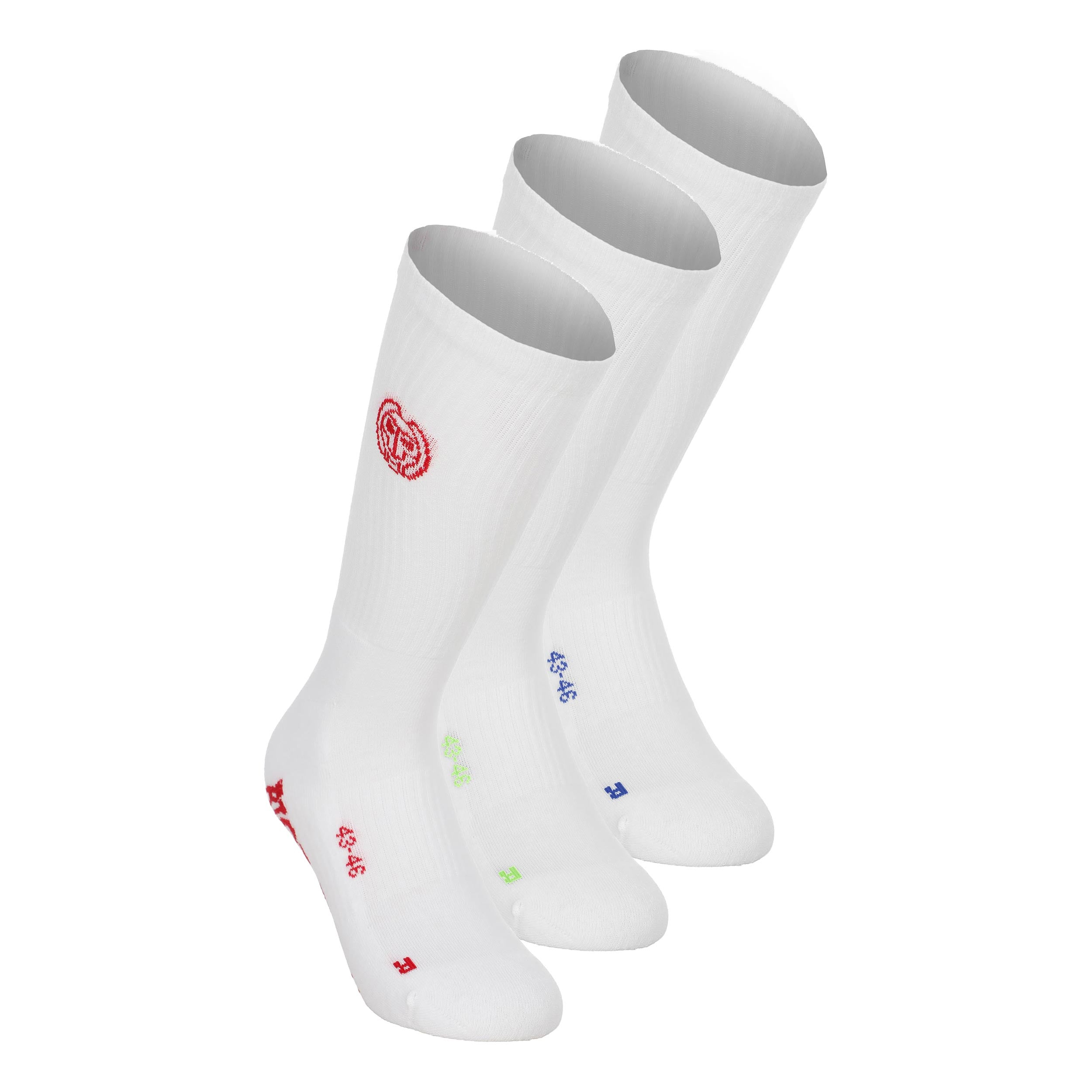 BIDI BADU Crispy White Crew Move Tennis Socks-White