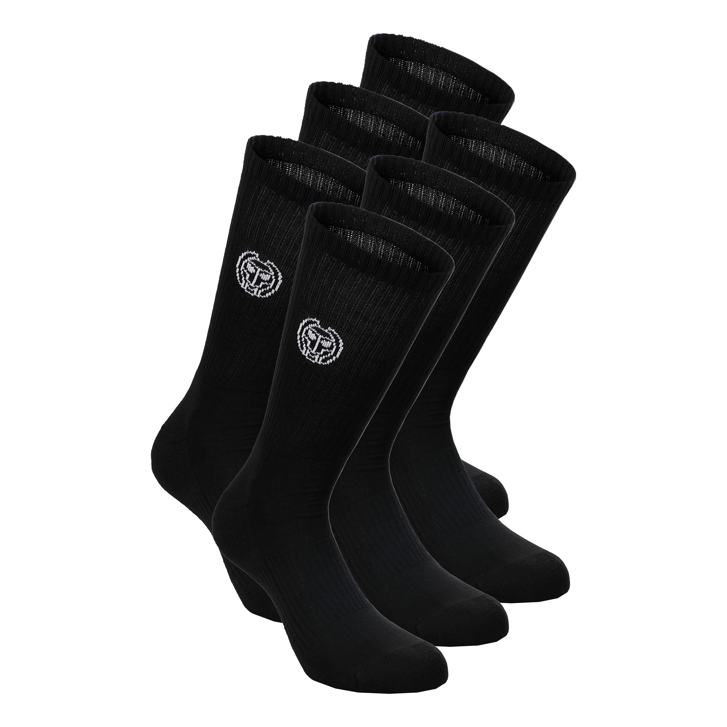 BIDI BADU Don Carlito XXL Crew Move Tennis Socks-Black