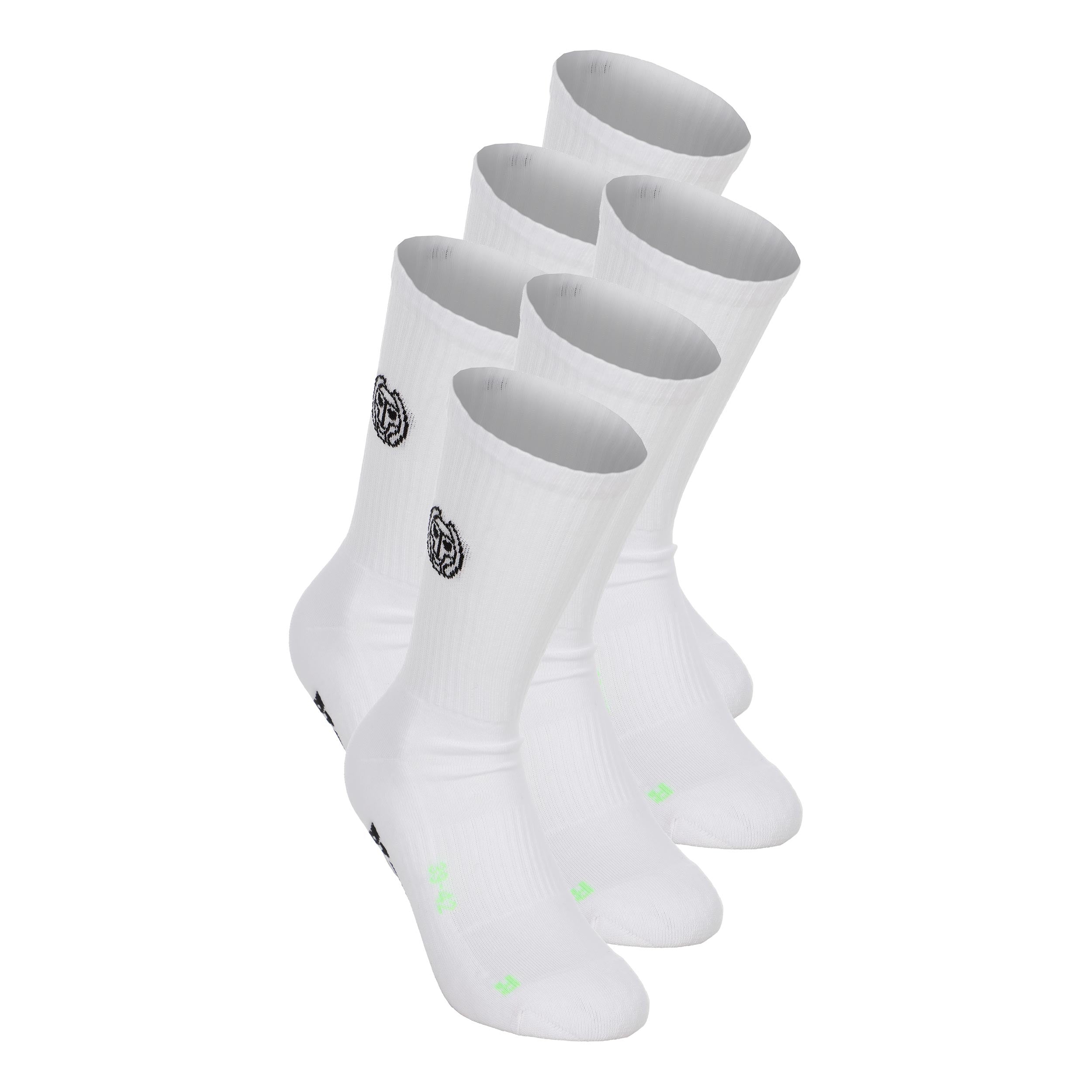 BIDI BADU Matayo Crew Tech Tennissocken-Weiß