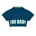 Abdominis Crop Move T-Shirt Women-Petrol