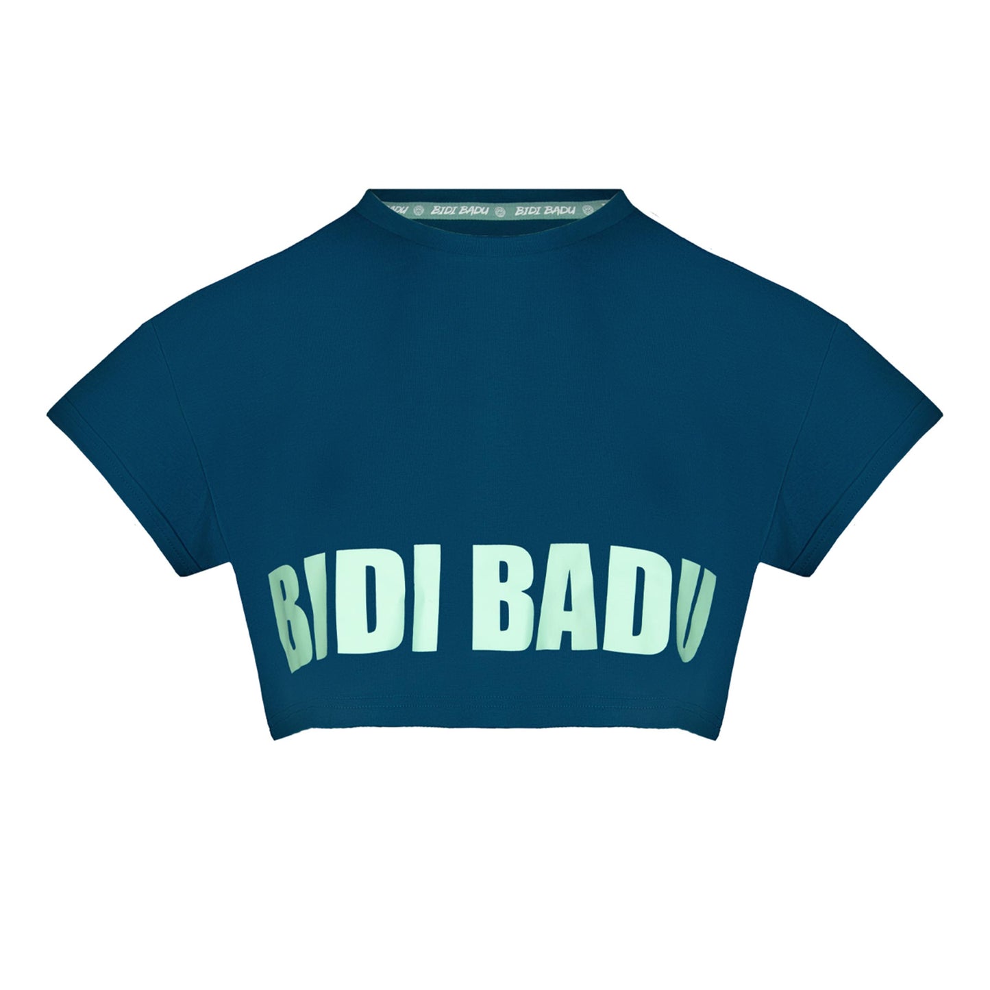 BIDI BADU Abdominis Crop Move T-Shirt Damen-Petrol