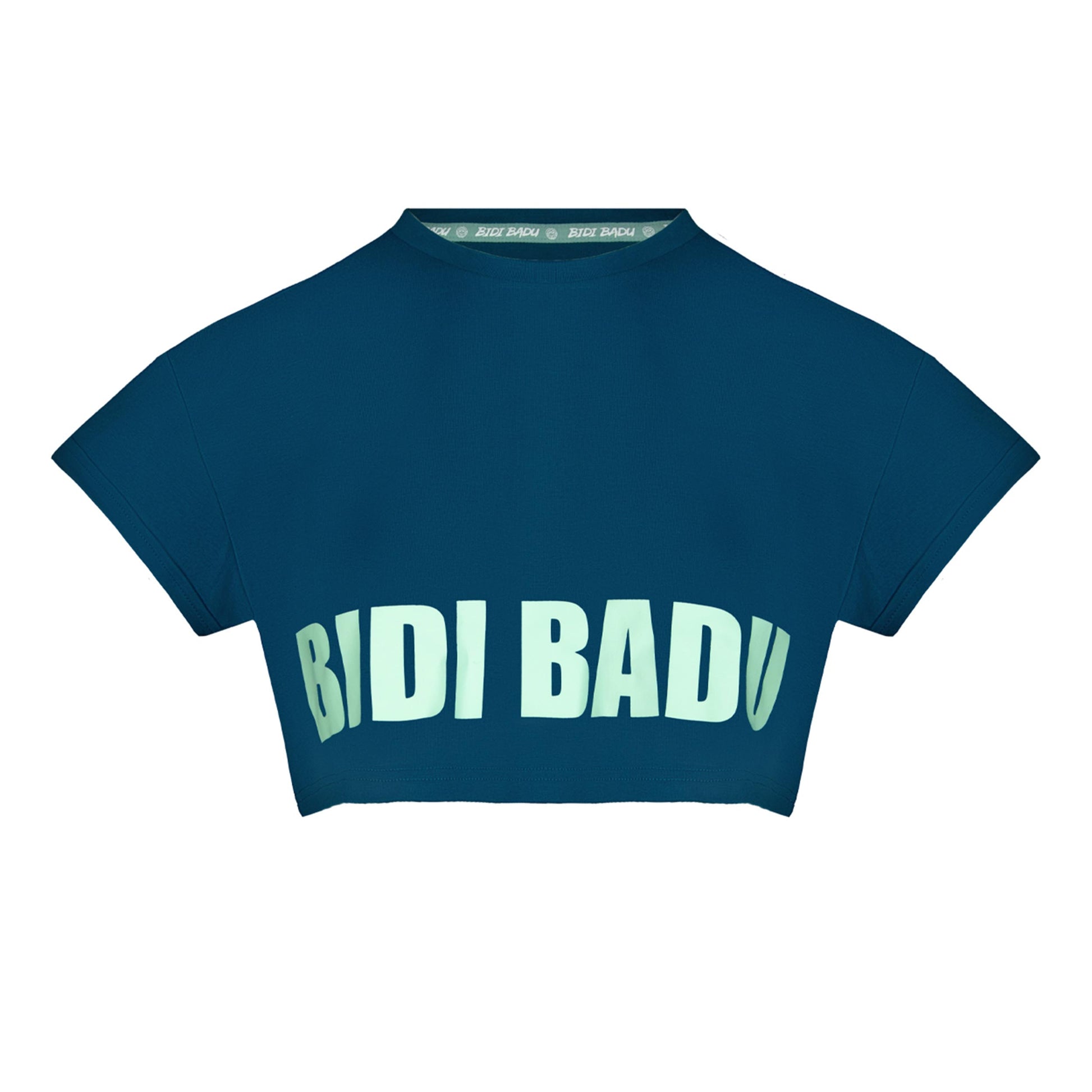 BIDI BADU Abdominis Crop Move T-Shirt Damen-Petrol
