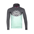 Bassem Lifestyle Hoody Jungen - dunkelgrau, mint