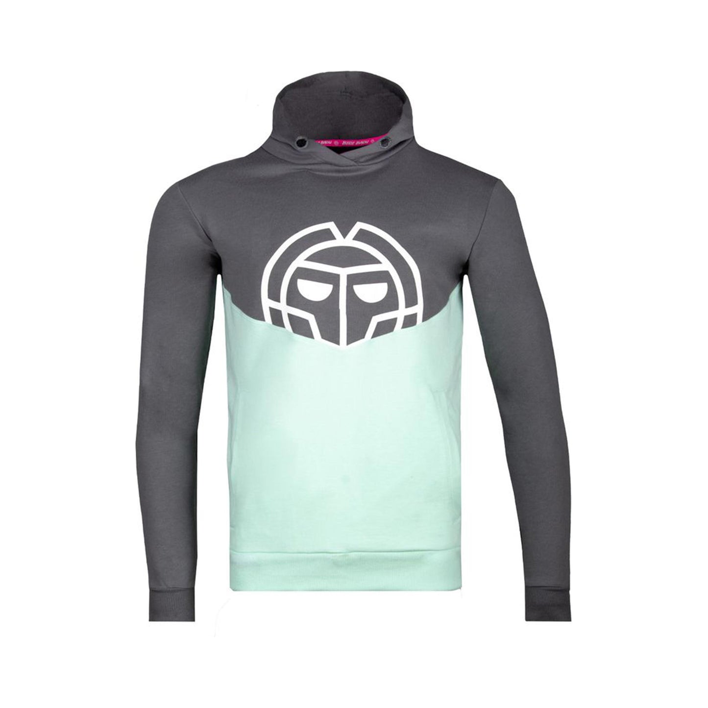 BIDI BADU Bassem Lifestyle Hoody Jungen - dunkelgrau, mint