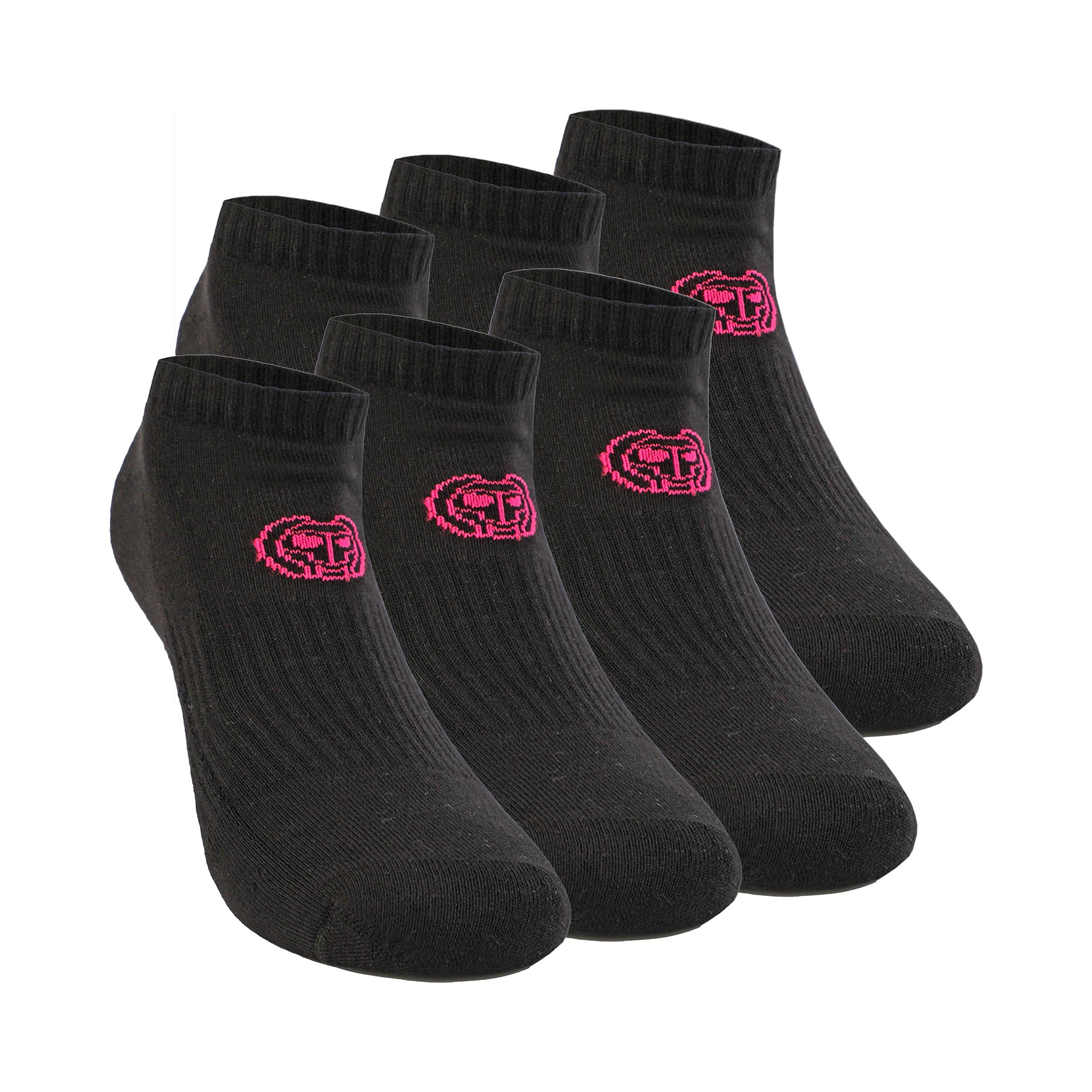 BIDI BADU Leana No Show Tech Tennis Socks-Black