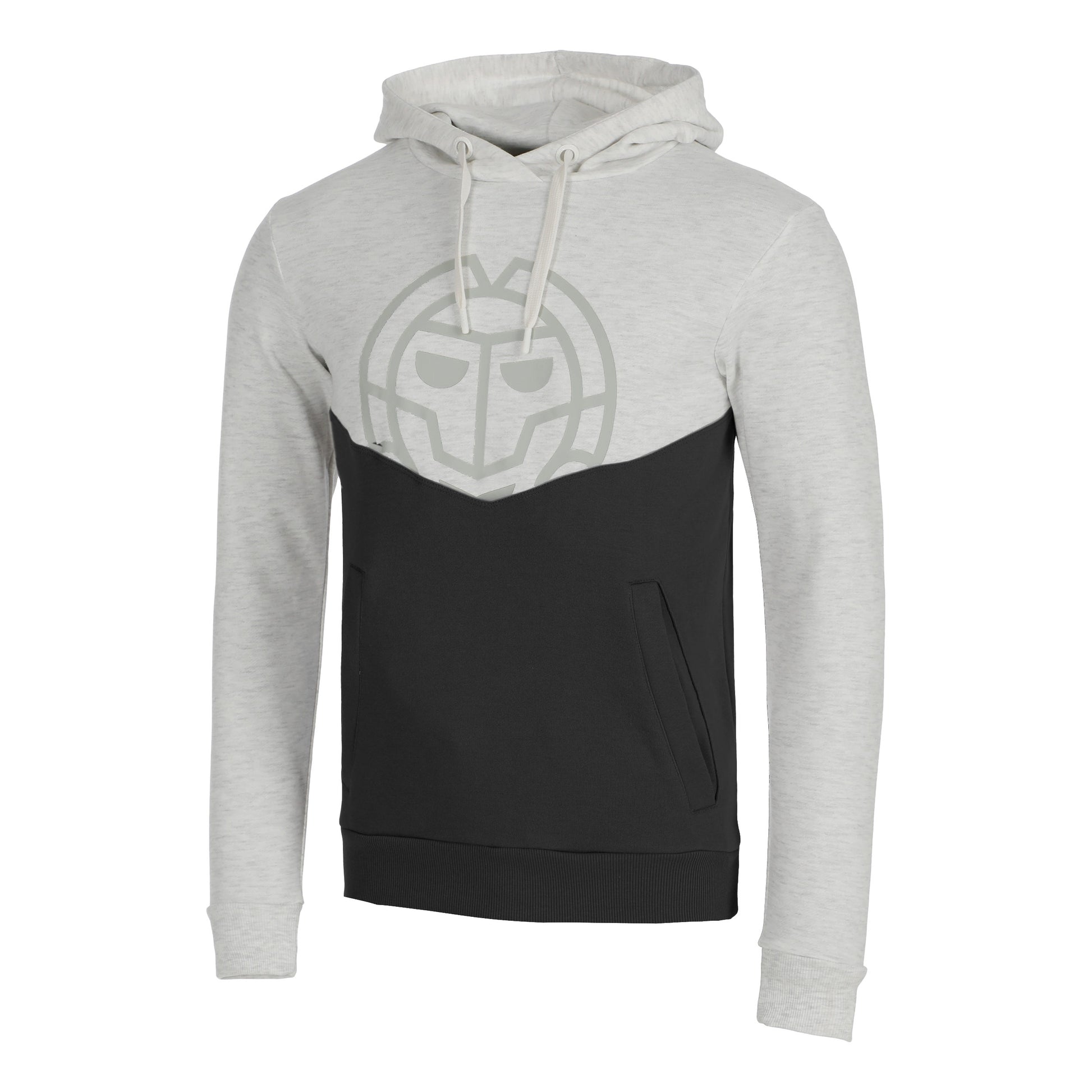 BIDI BADU Lunis Lifestyle Hoody Herren-Hellgrau,Schwarz