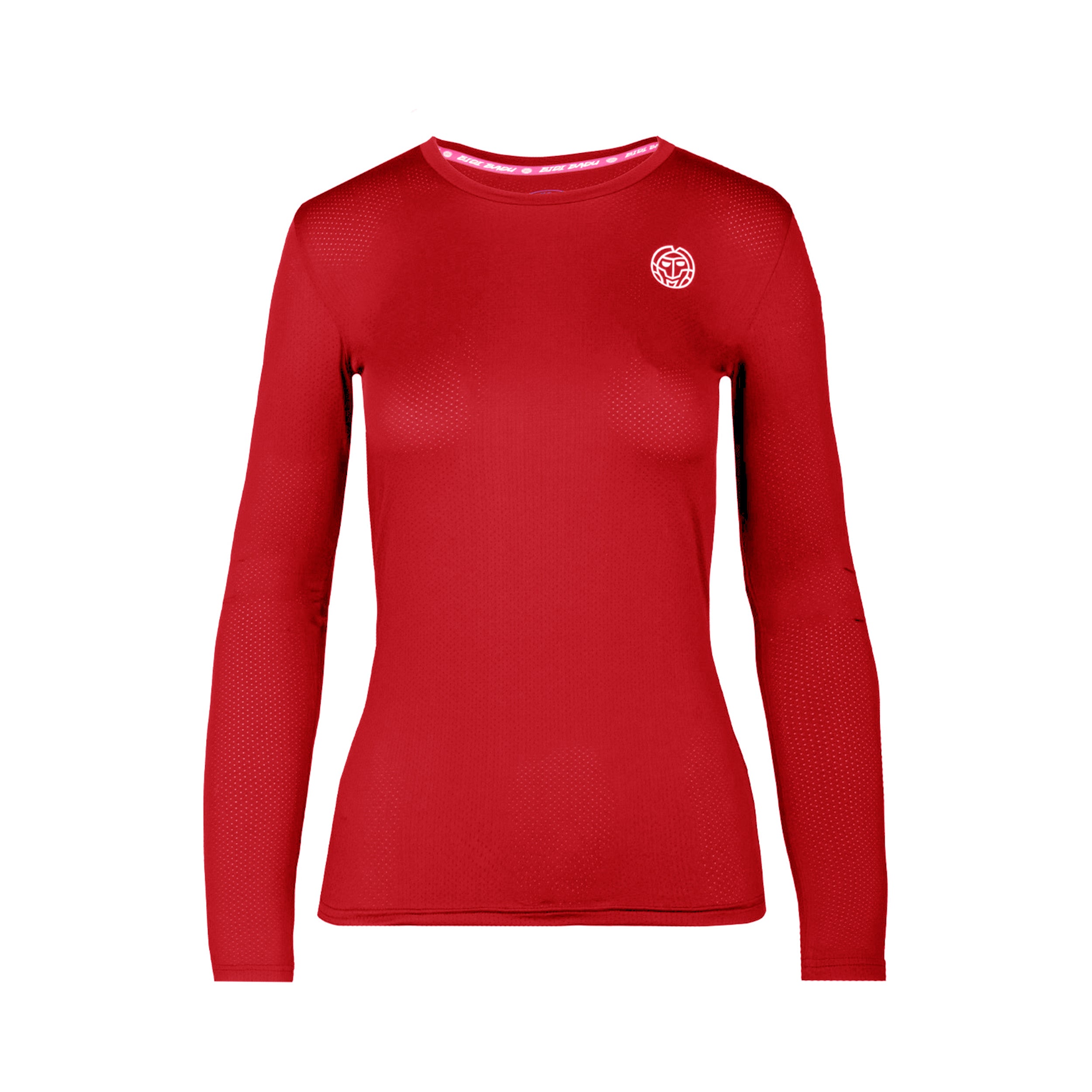 BIDI BADU Mina Tech Roundneck Long sleeve Girls - dark red,