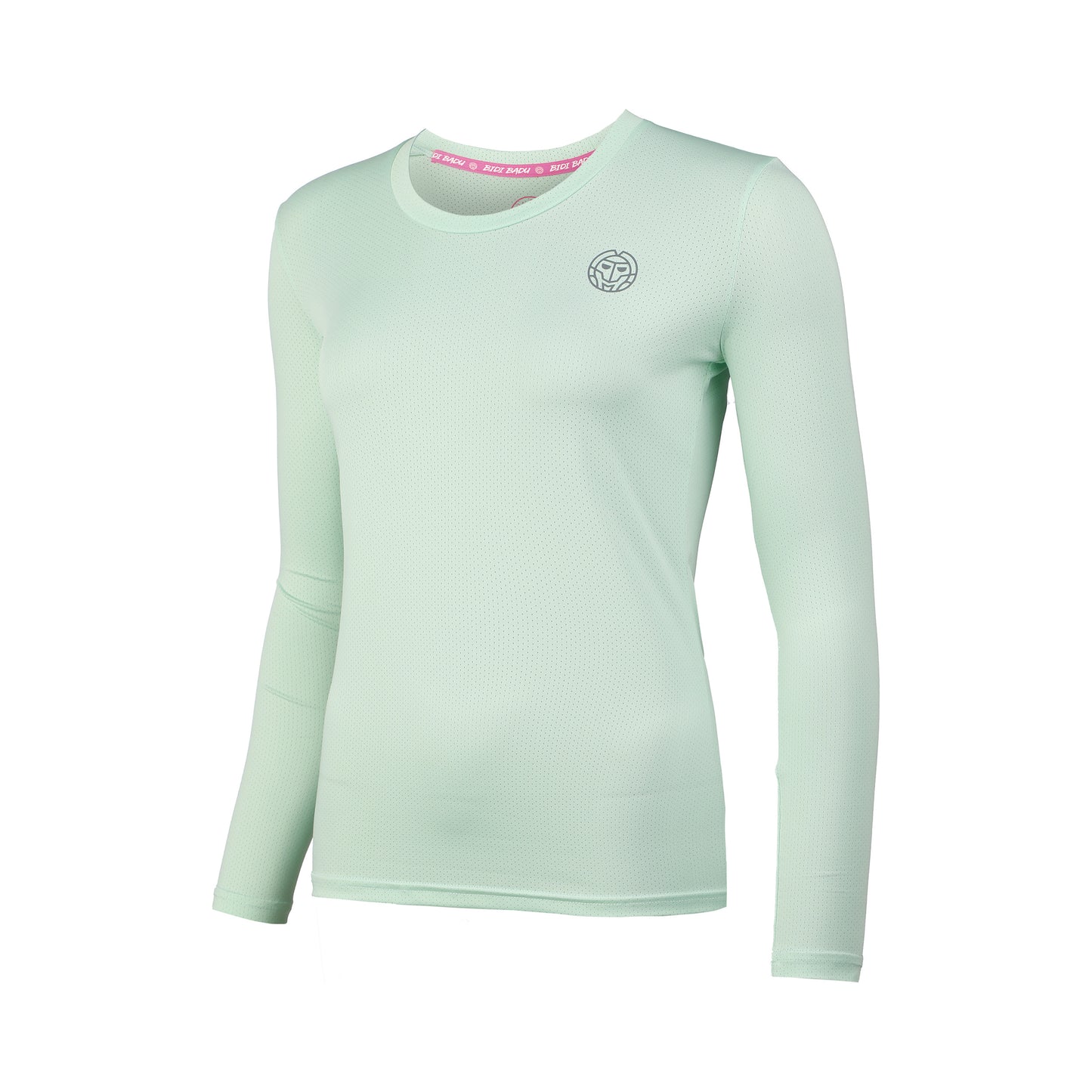 BIDI BADU Mina Tech Roundneck Longsleeve Mädchen - mint,
