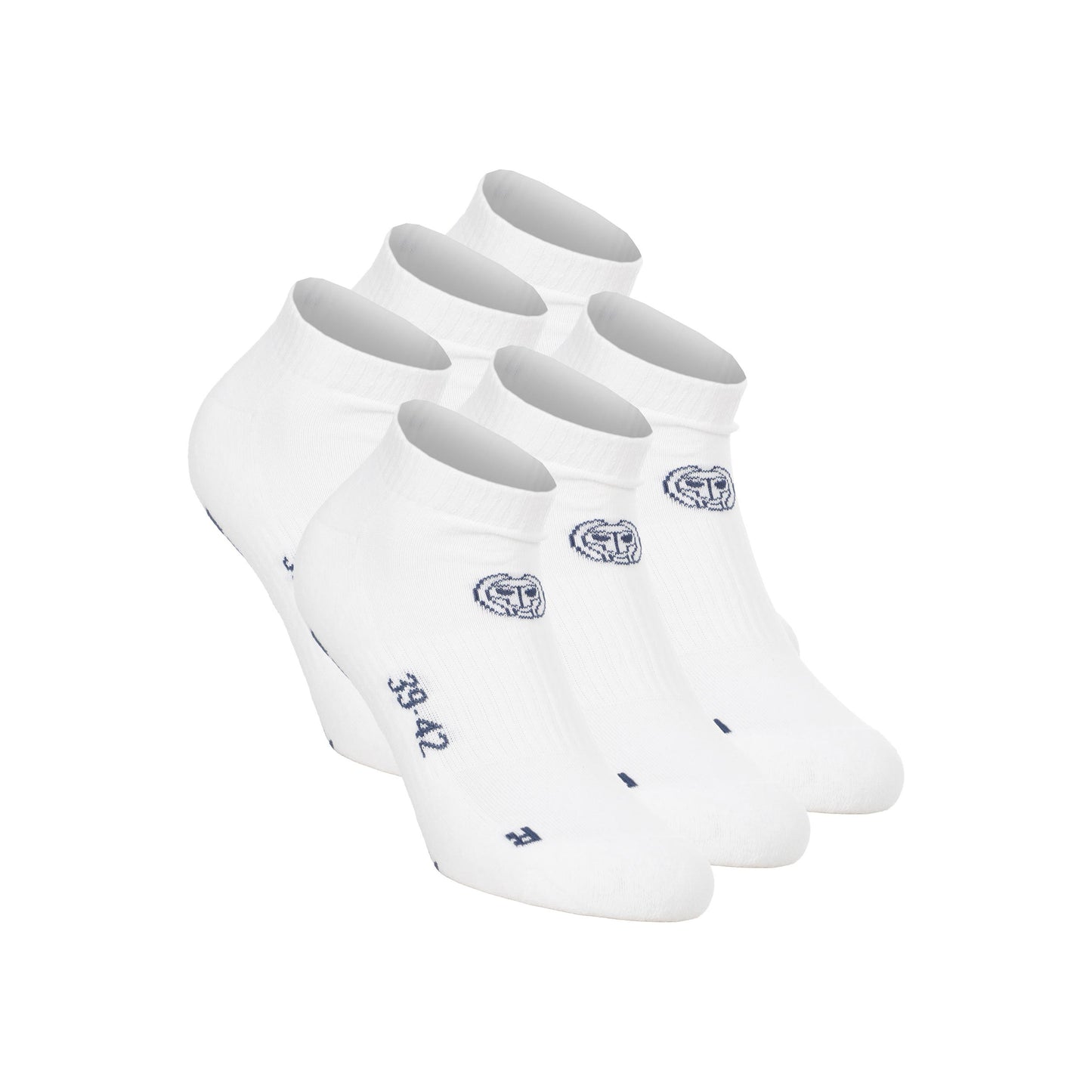 BIDI BADU No Party XXL No Show Move Tennis Socks-White
