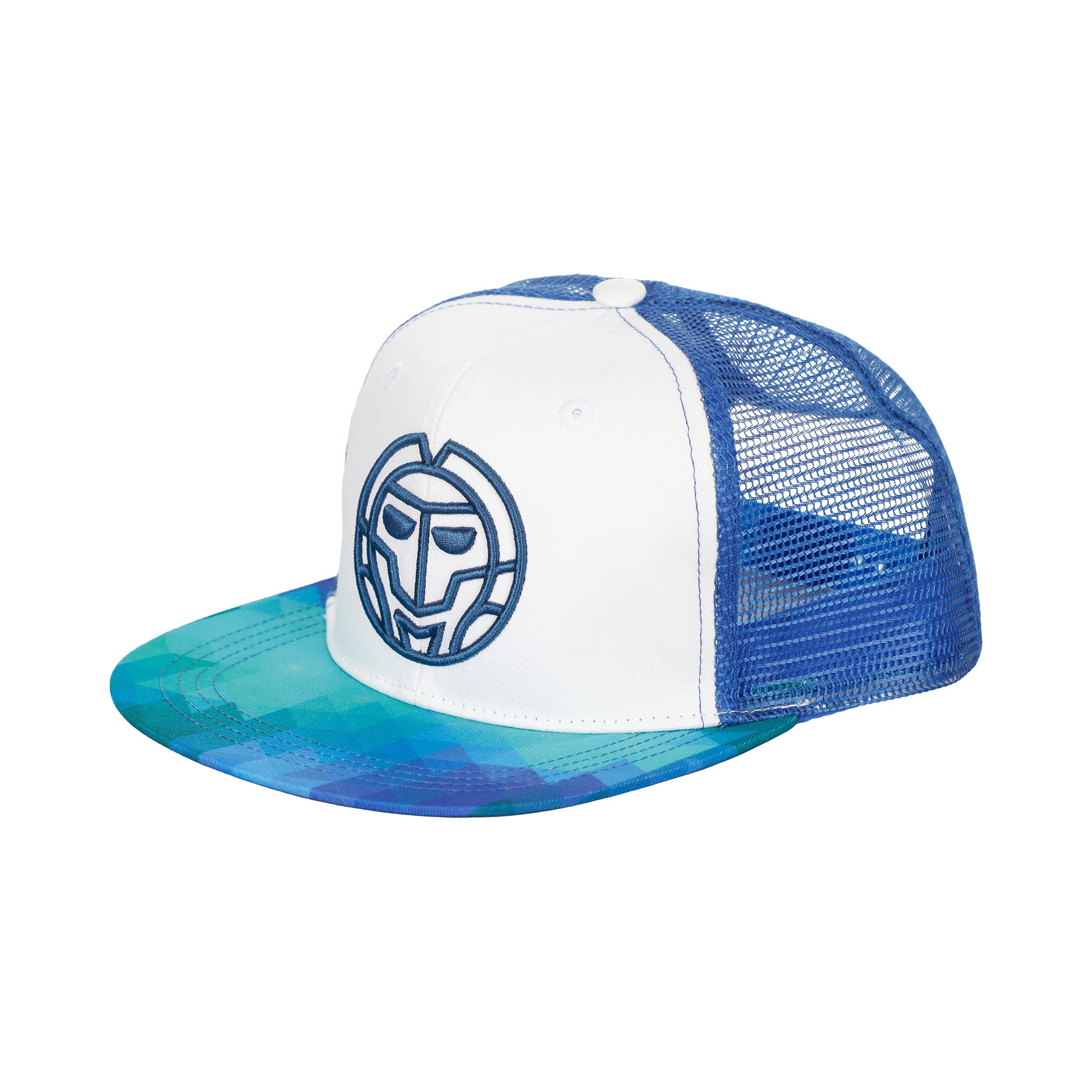 BIDI BADU Post Match Legend Mesh Printed Cap-Blau,Grün