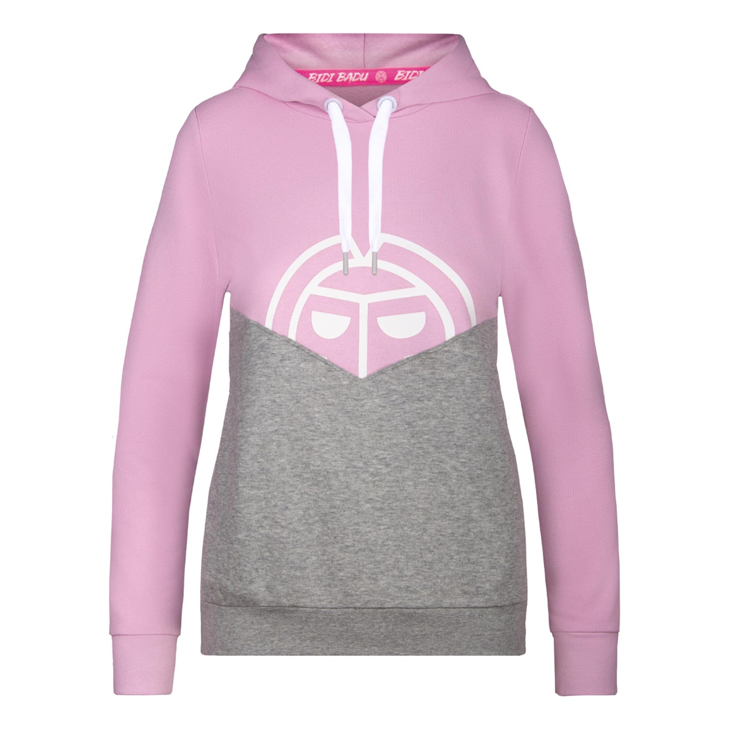 BIDI BADU Salia Lifestyle Hoody Damen-Rosa,Hellgrau