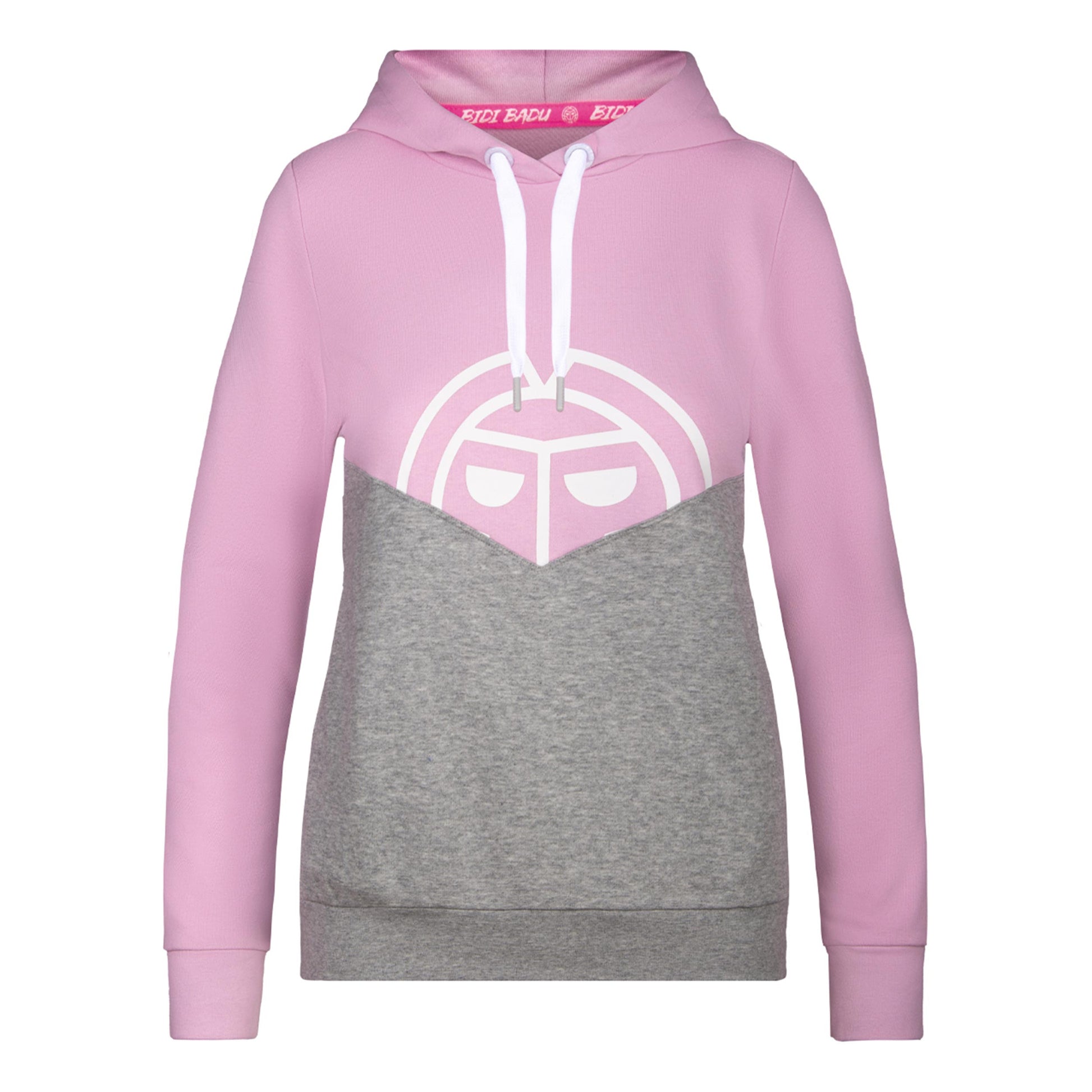 BIDI BADU Salia Lifestyle Hoody Damen-Rosa,Hellgrau