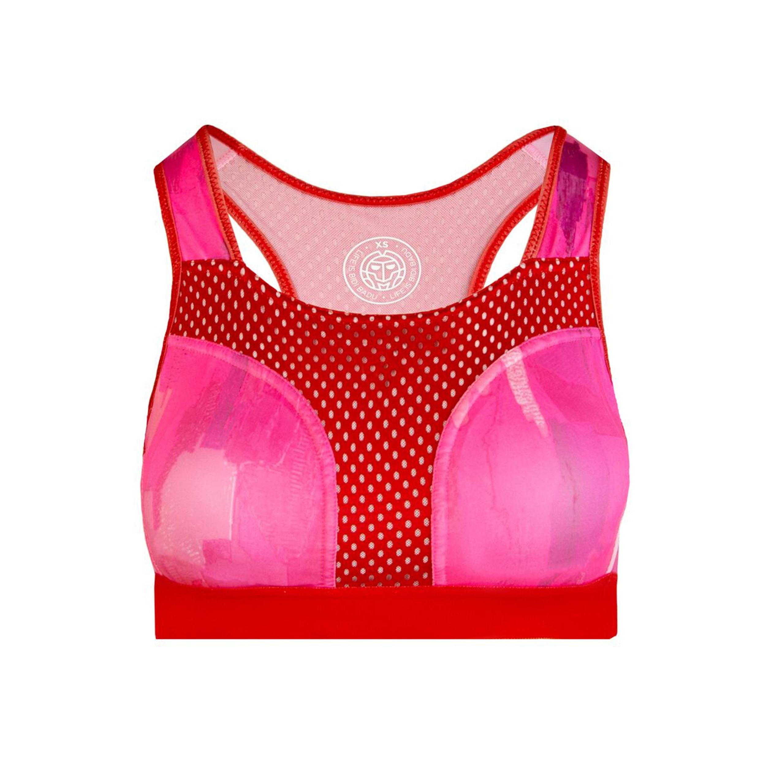 BIDI BADU Singa Tech Sports Bras Women-Red,Pink