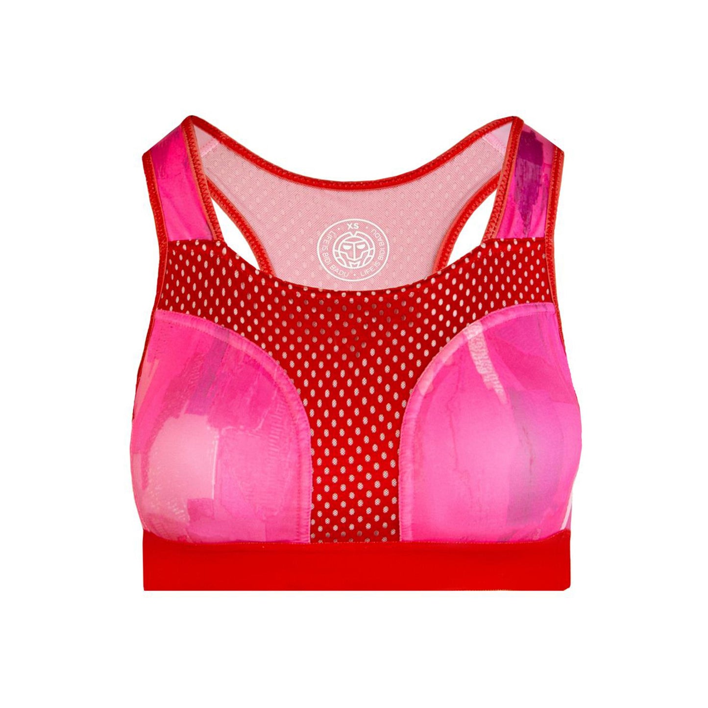 BIDI BADU Singa Tech Sport-BH Damen-Rot,Rosa