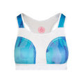 Singa Tech Sport-BH Damen-Weiß,Hellblau