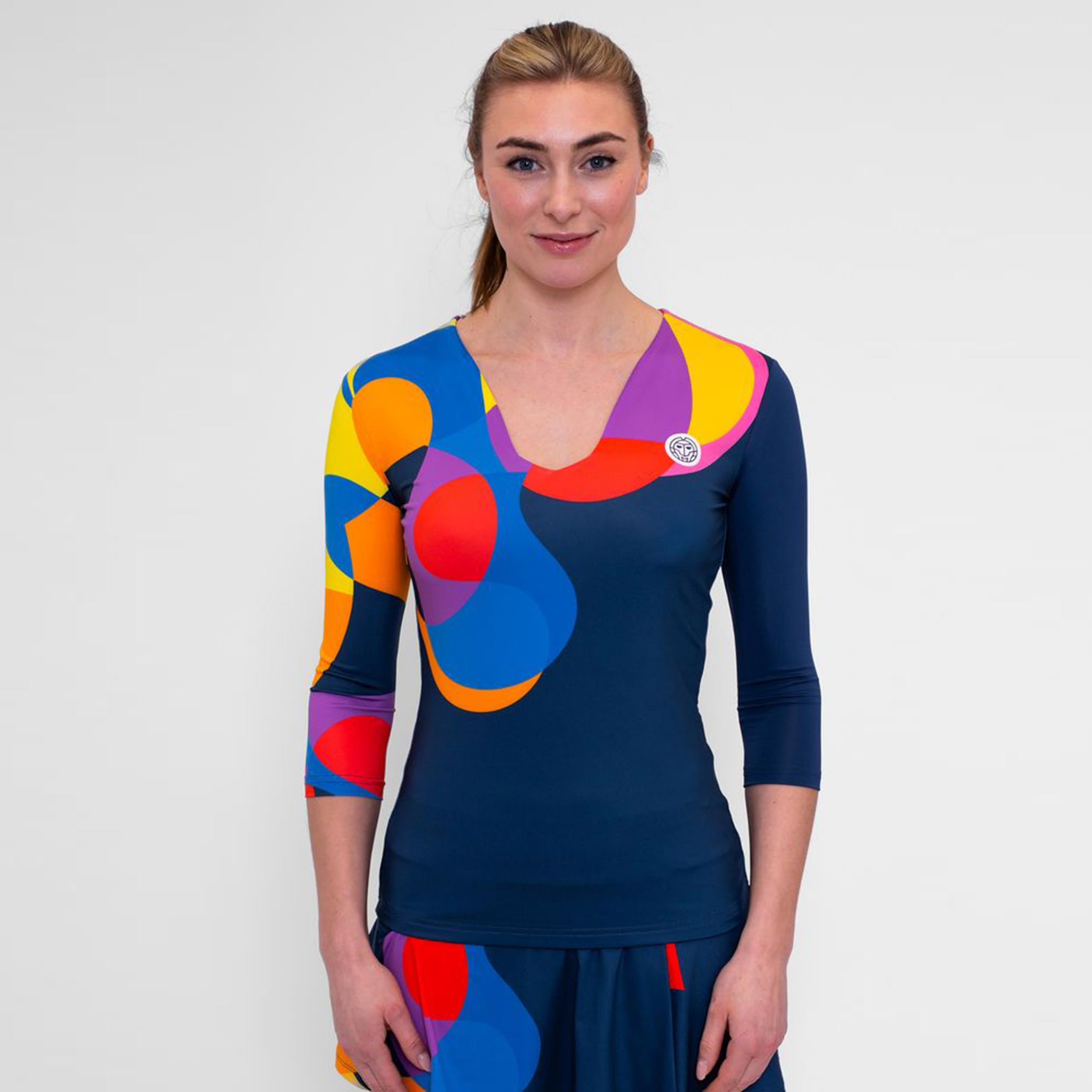 BIDI BADU Twiggy Long Sleeve Women-Dark Blue,Multicoloured