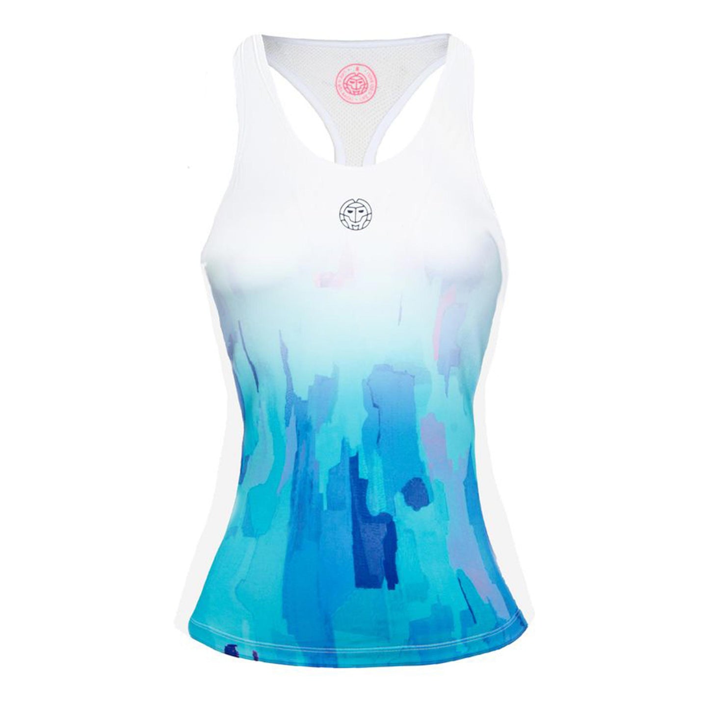 BIDI BADU Yaka Tech Tank-Top Damen-Weiß,Hellblau