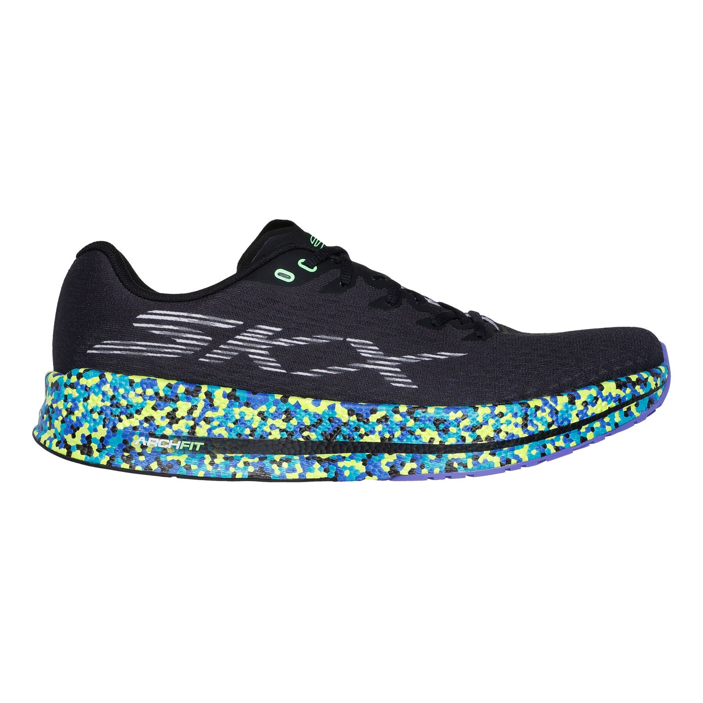 Skechers Go Run Razor 5 Neutral Running Shoe Men-Black,Multicoloured