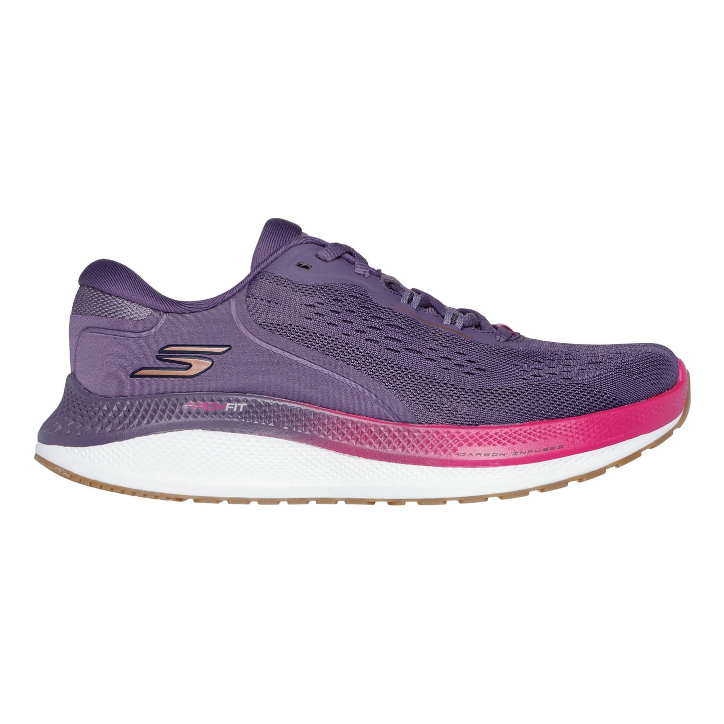 Skechers Go Run Persistence 2 Neutral Running Shoe Women-Violet,White