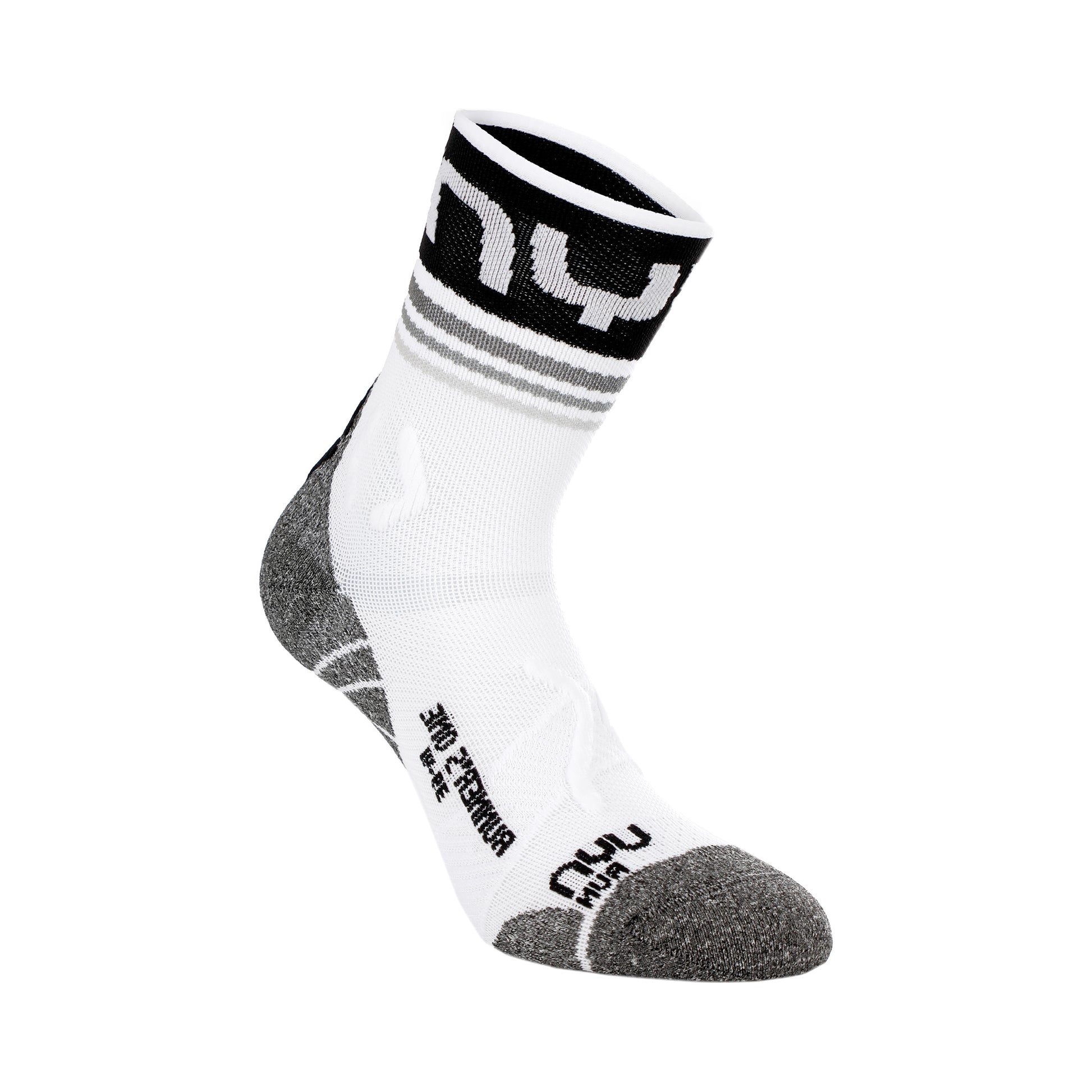UYN Runner's One Short Running Socks Men-White,Black