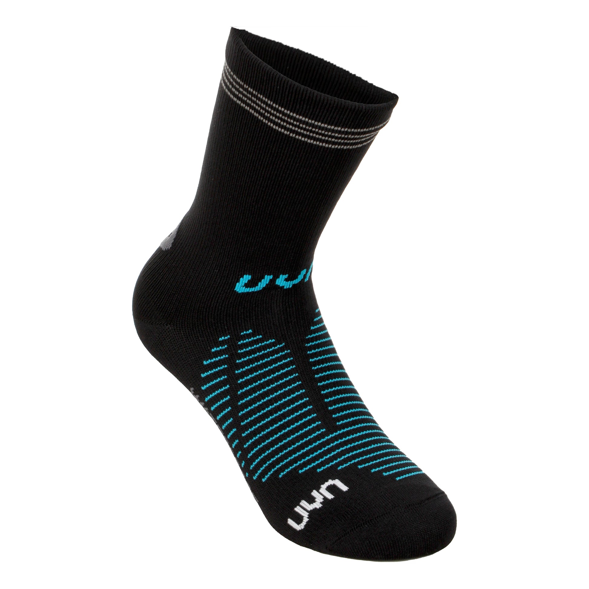 UYN Waterproof Running Socks-Black,Blue