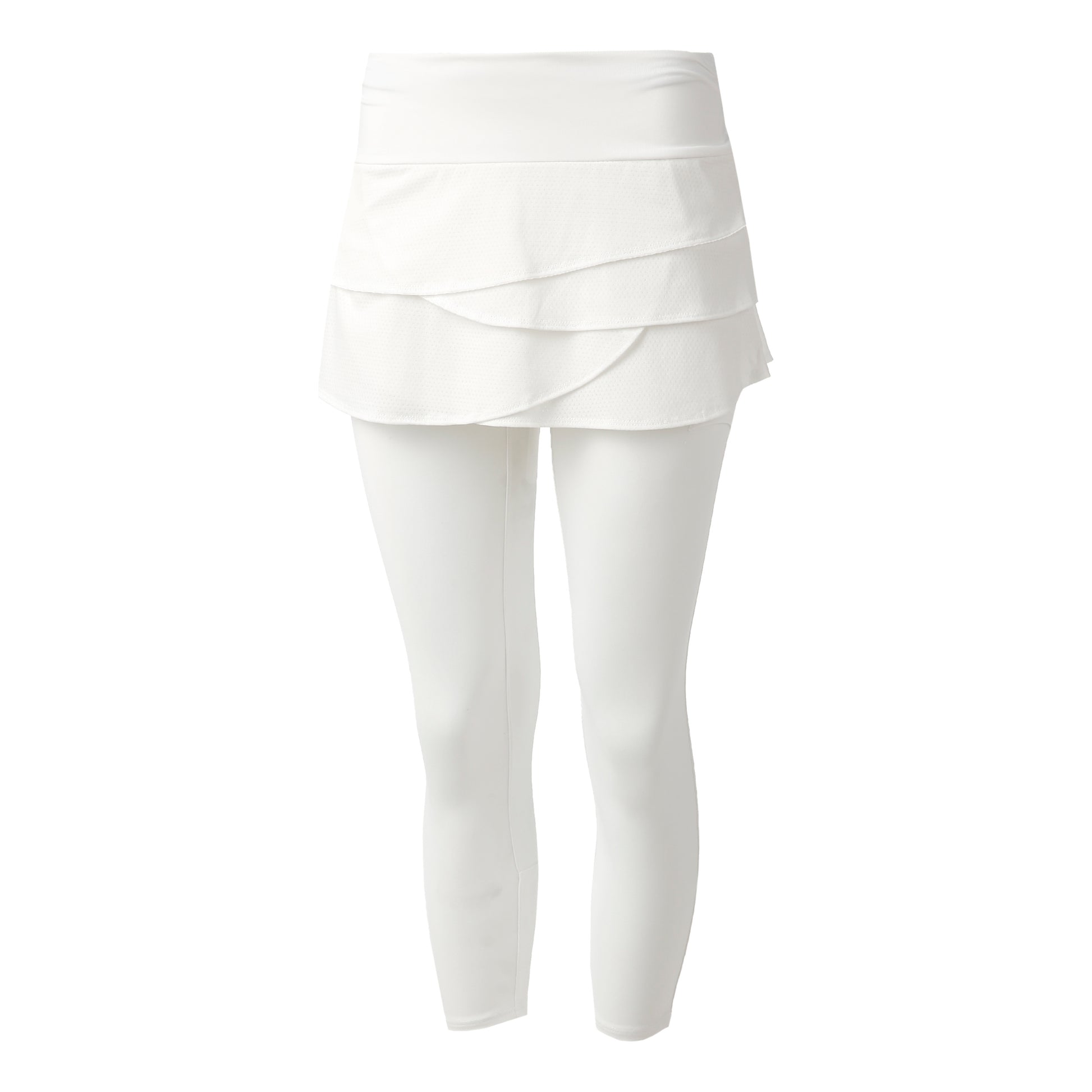 Lucky in Love Needle Out Scallop Scapri Women - white, cream