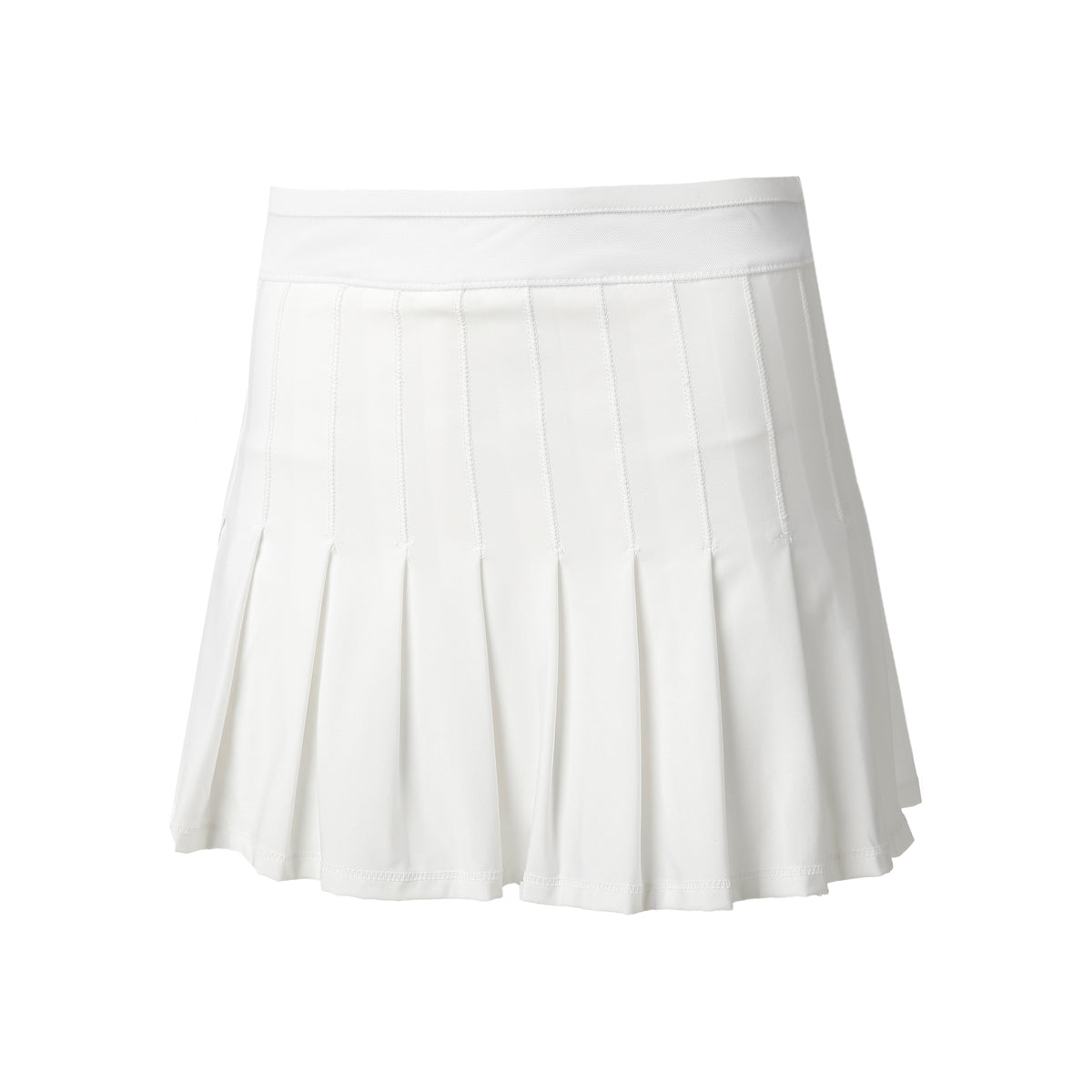 Lucky in Love Long Retro Pleated Skirt Women - white,
