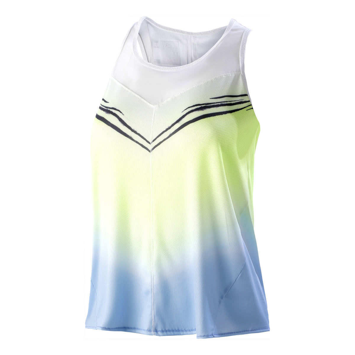 Lucky in Love Wild Ombre Tie Back Tank-Top Damen - hellblau, limette