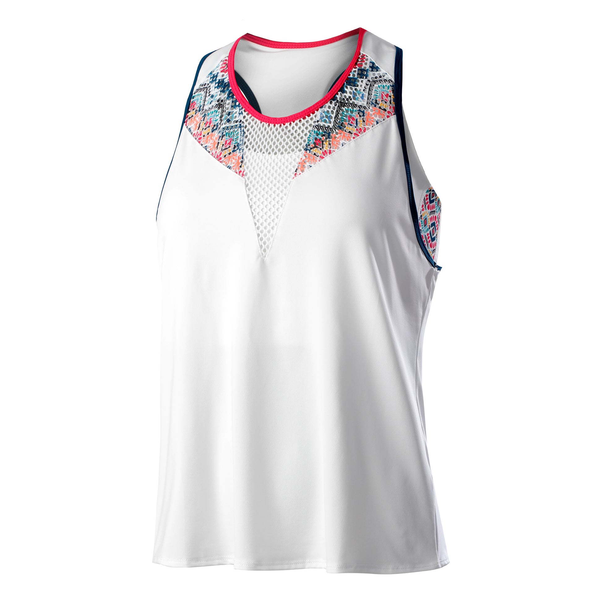 Lucky in Love Think Ink Bralette Tank-Top Damen - weiß, mehrfarbig