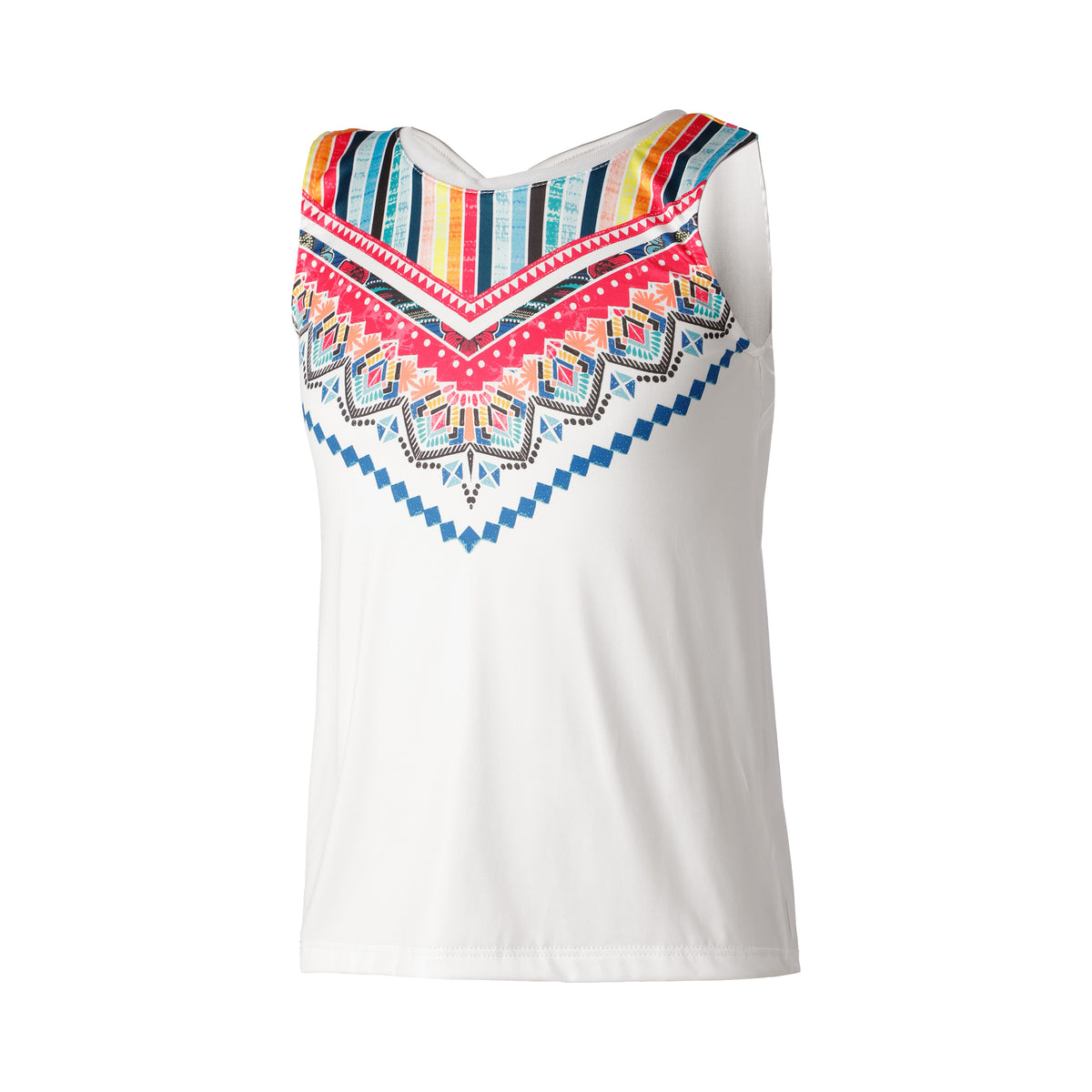 Lucky in Love Think Ink Tie Back Top Tank top Girls - white, multicoloured