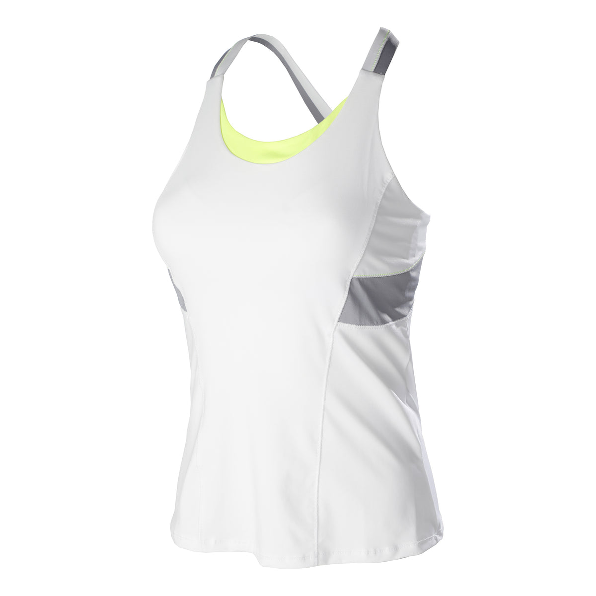 Lucky in Love Viva with Bra Tank-Top Damen - weiß, grau