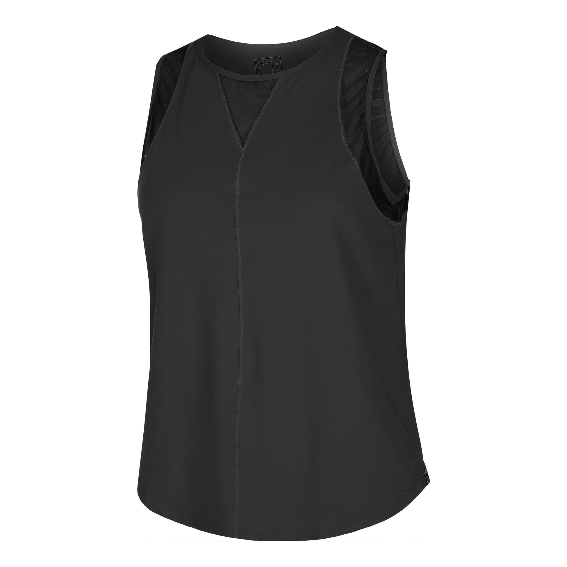 Lucky in Love Chill Out Tank Top Women - black