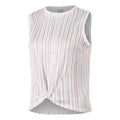 Snake Rattle N'Roll Twist Front Tank-Top Damen - weiß, rosa