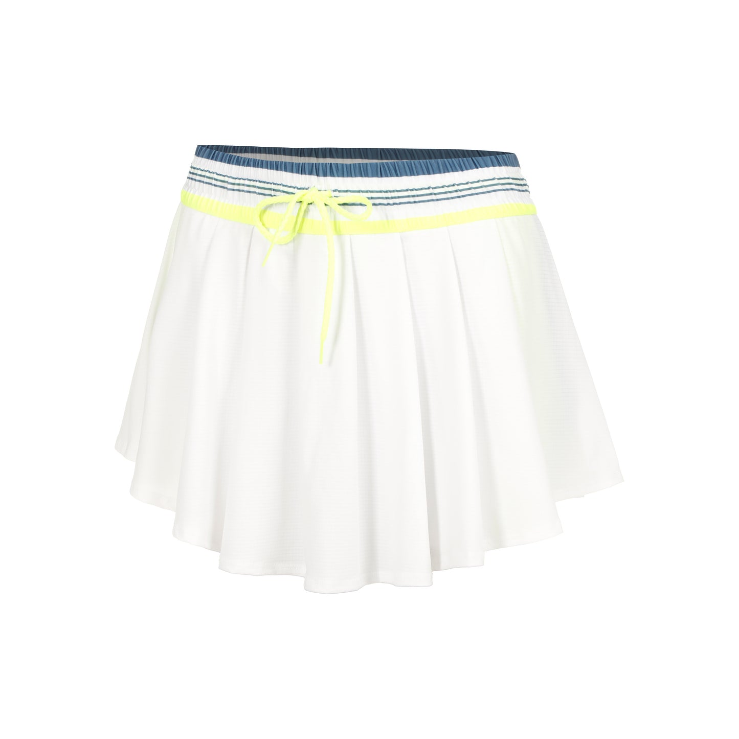 Lucky in Love High Waist Legacy Stripe Skirt Women - white,